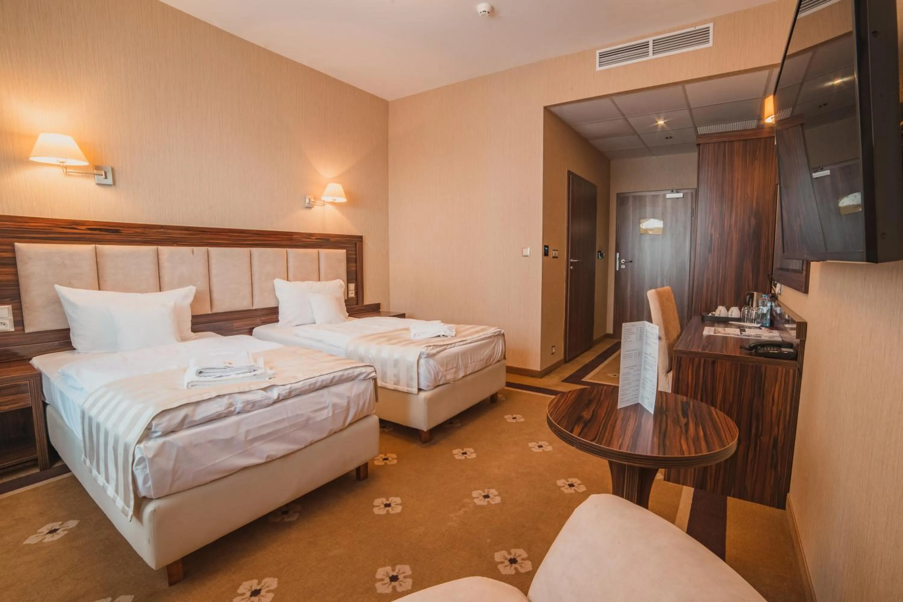 Bed in Hotel Binkowski