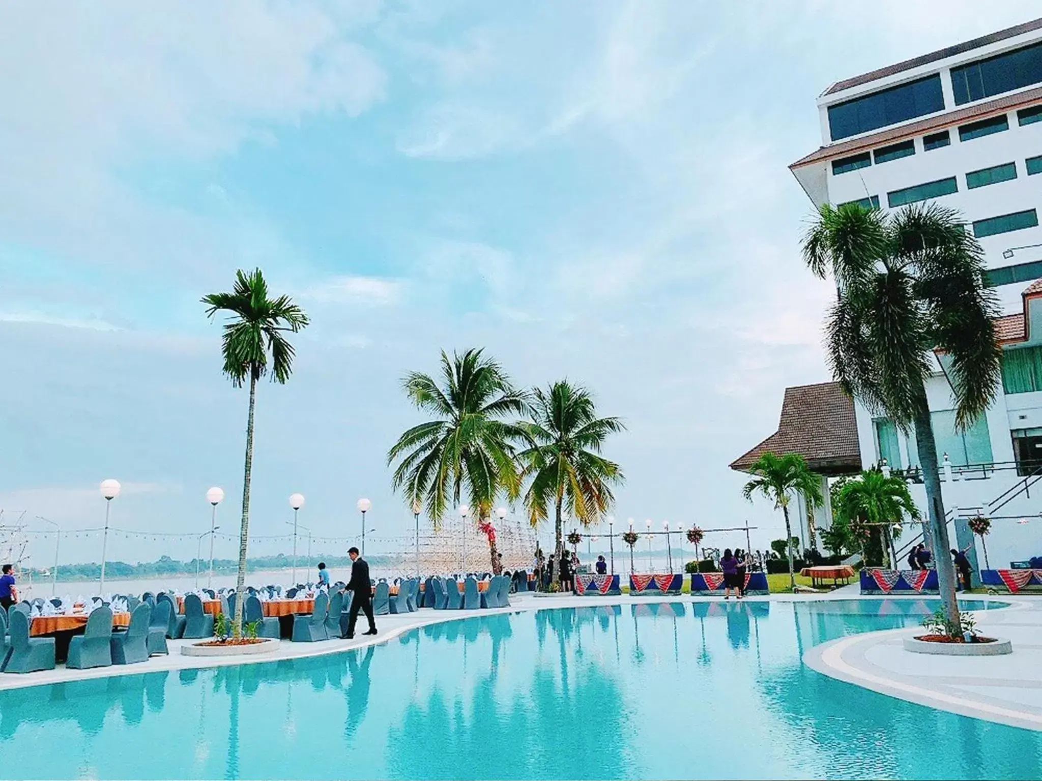 Swimming Pool in Fortune River View Hotel Nakhon Phanom