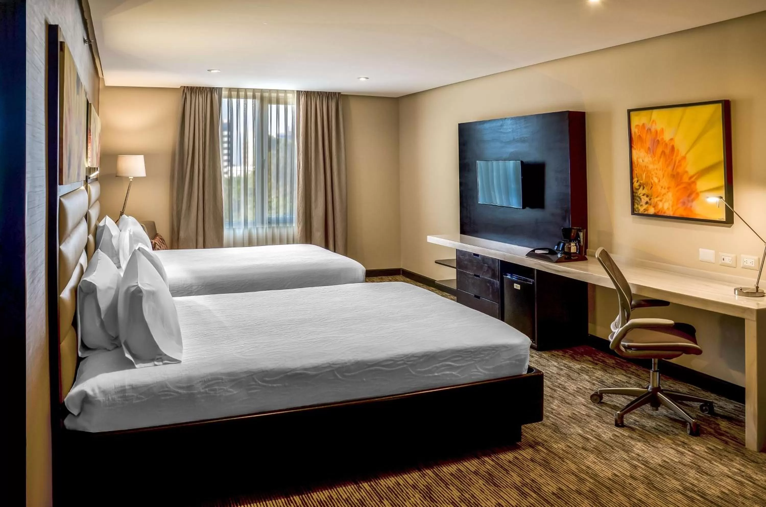 Bed in Hilton Garden Inn Guatemala City