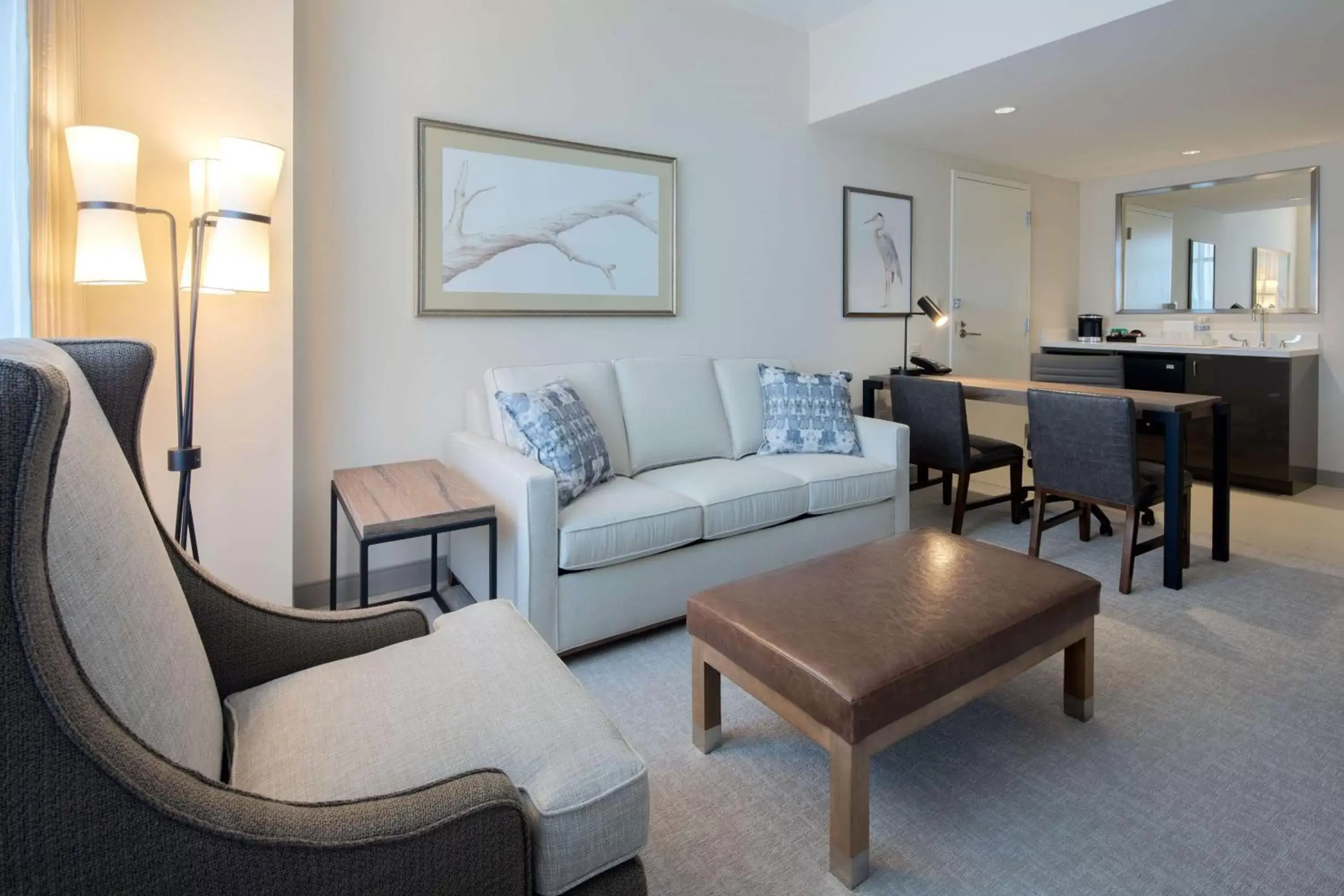 Bedroom, Seating Area in Embassy Suites St Augustine Beach Oceanfront Resort