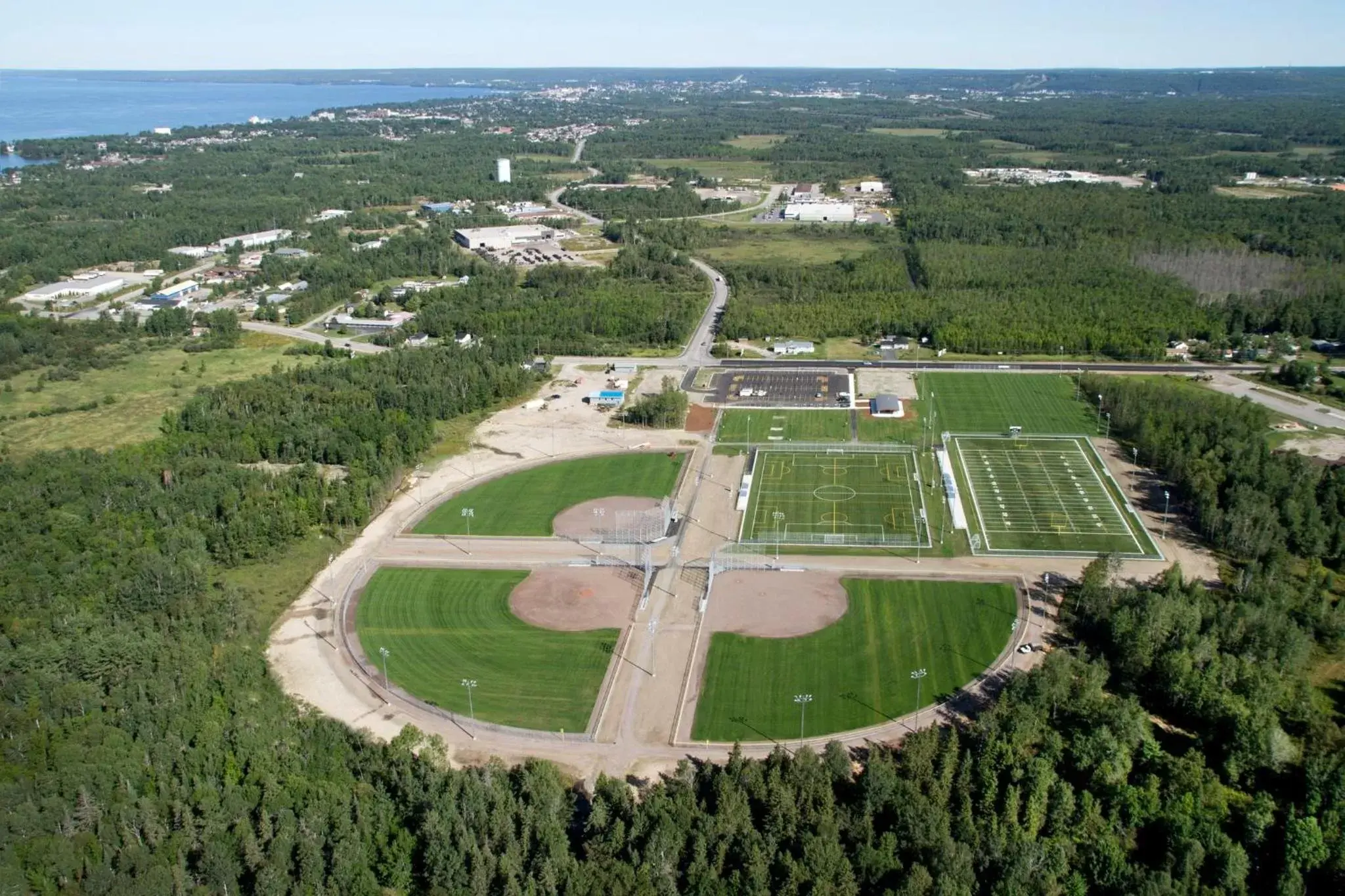 Nearby landmark, Bird's-eye View in Holiday Inn Express Hotel & Suites North Bay, an IHG Hotel