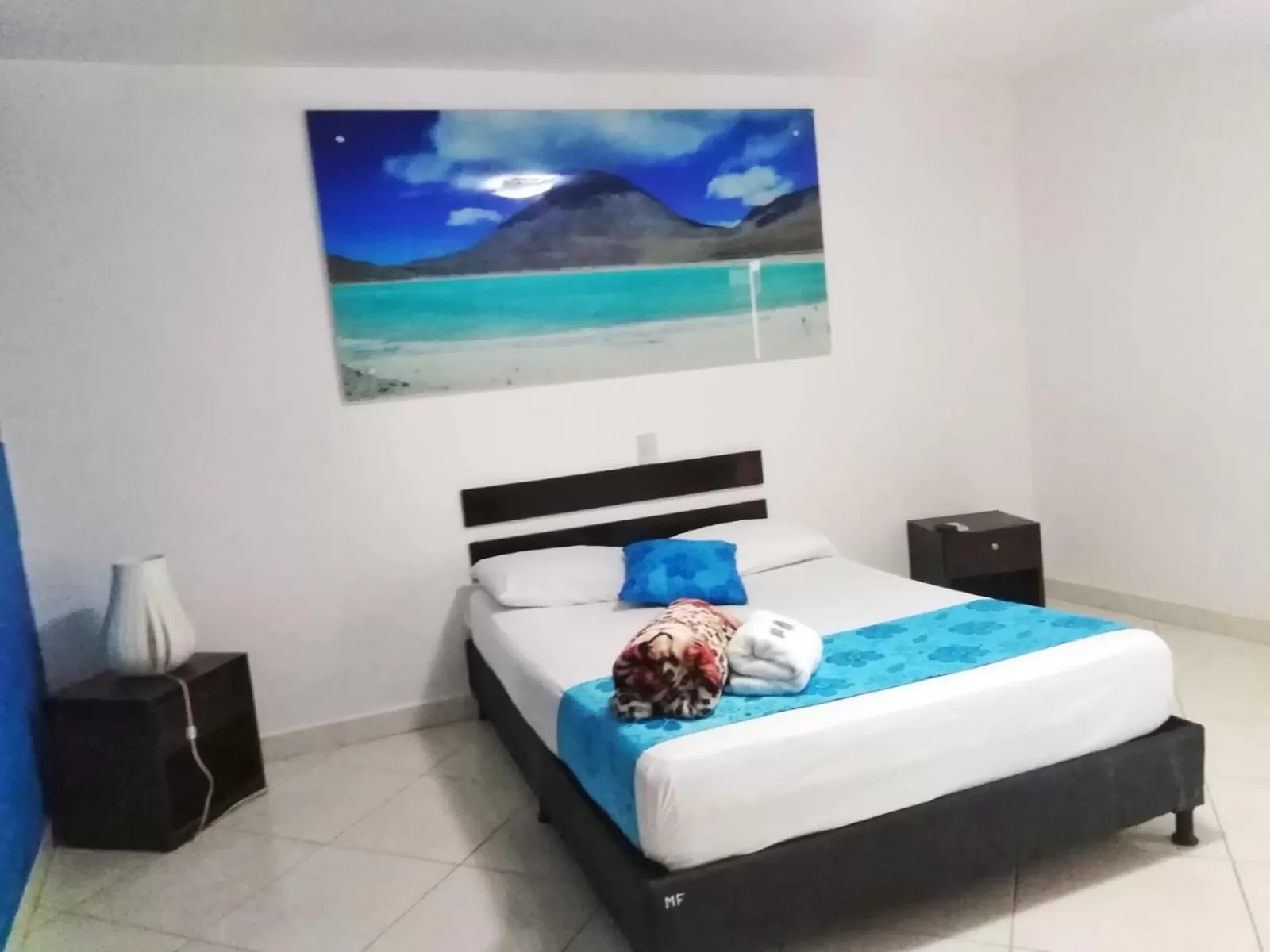 Bed in Hotel Miami Beach