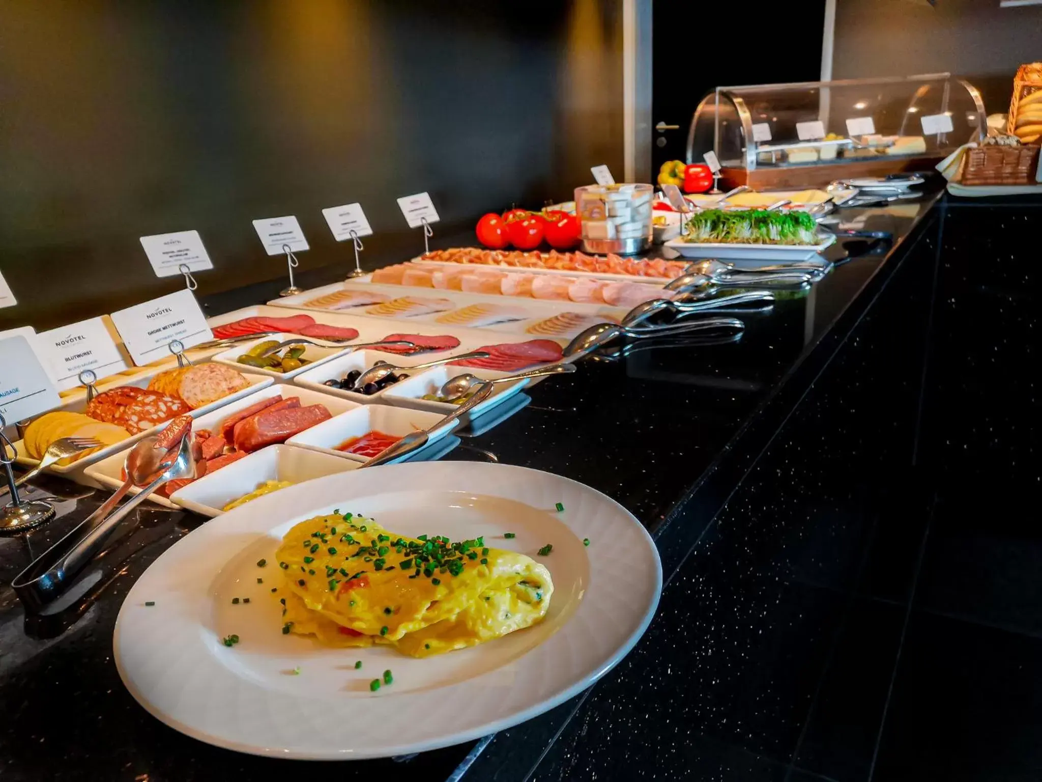 Buffet breakfast, Food in Novotel Karlsruhe City