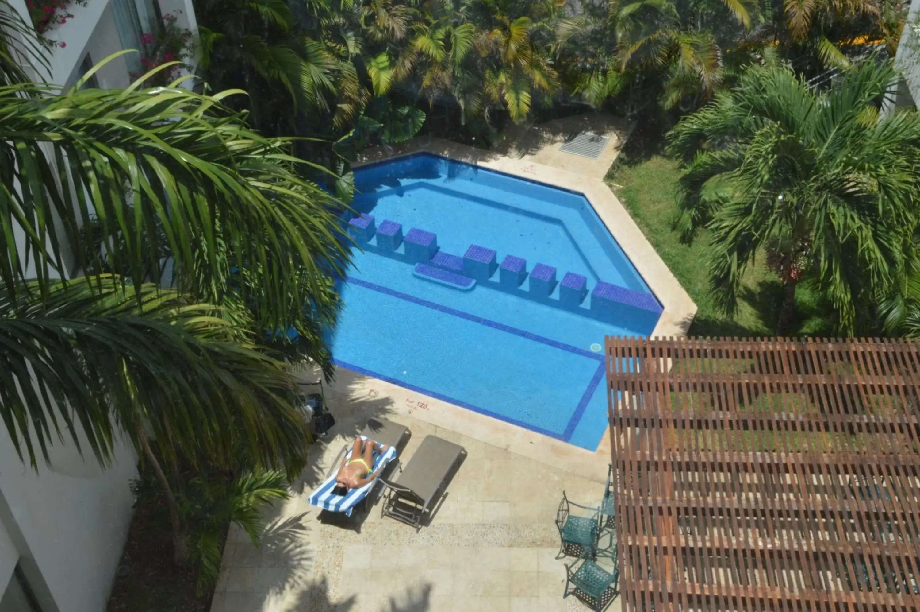 Bird's eye view, Pool View in Ambiance Suites