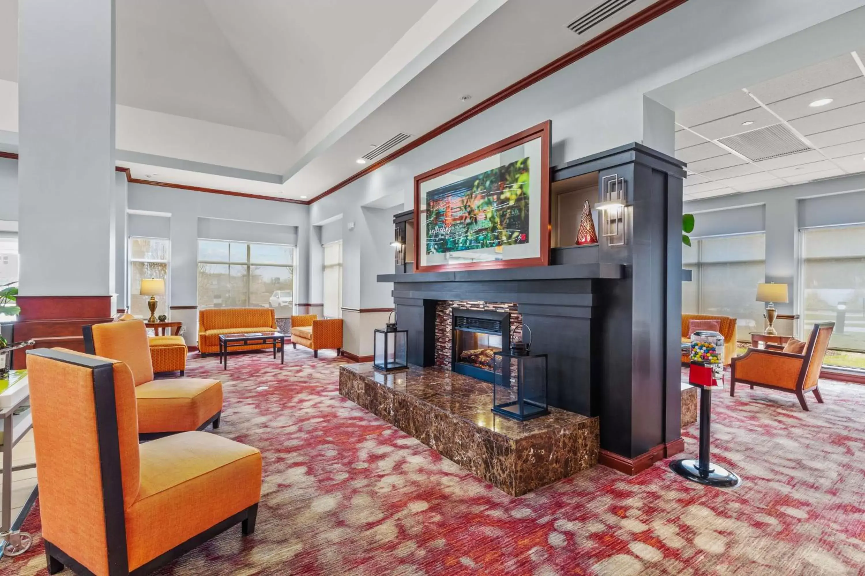 Lobby or reception, Lounge/Bar in Hilton Garden Inn Starkville