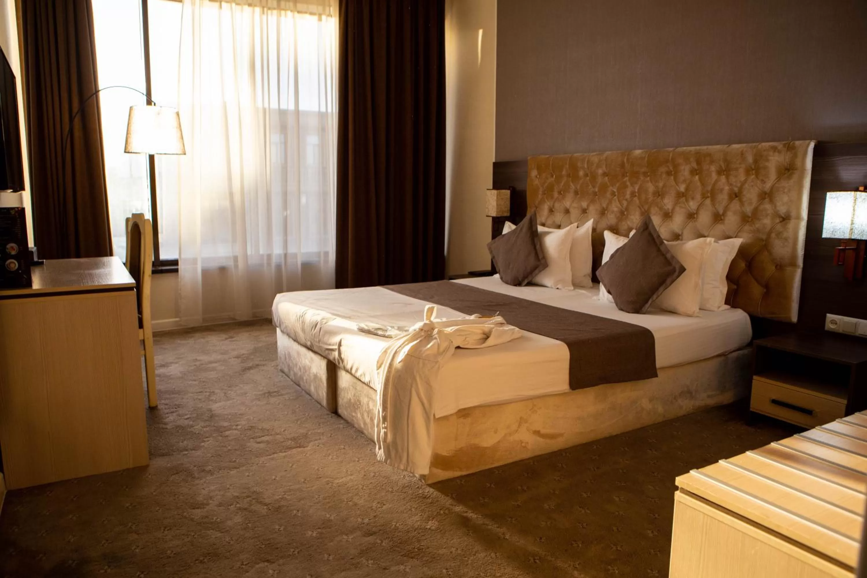 Bed in Hotel FN Shymkent