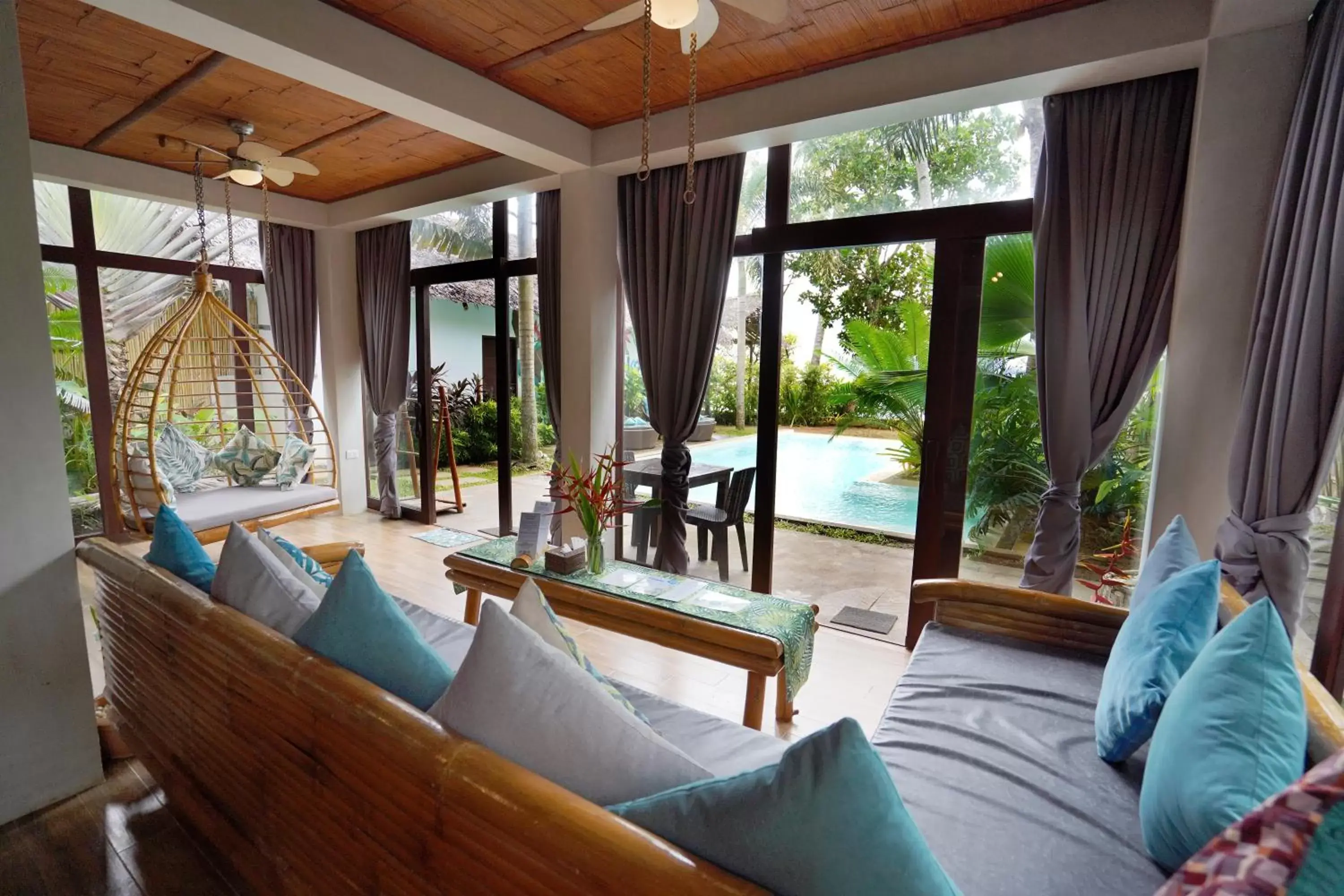 View (from property/room), Seating Area in Buko Beach Resort