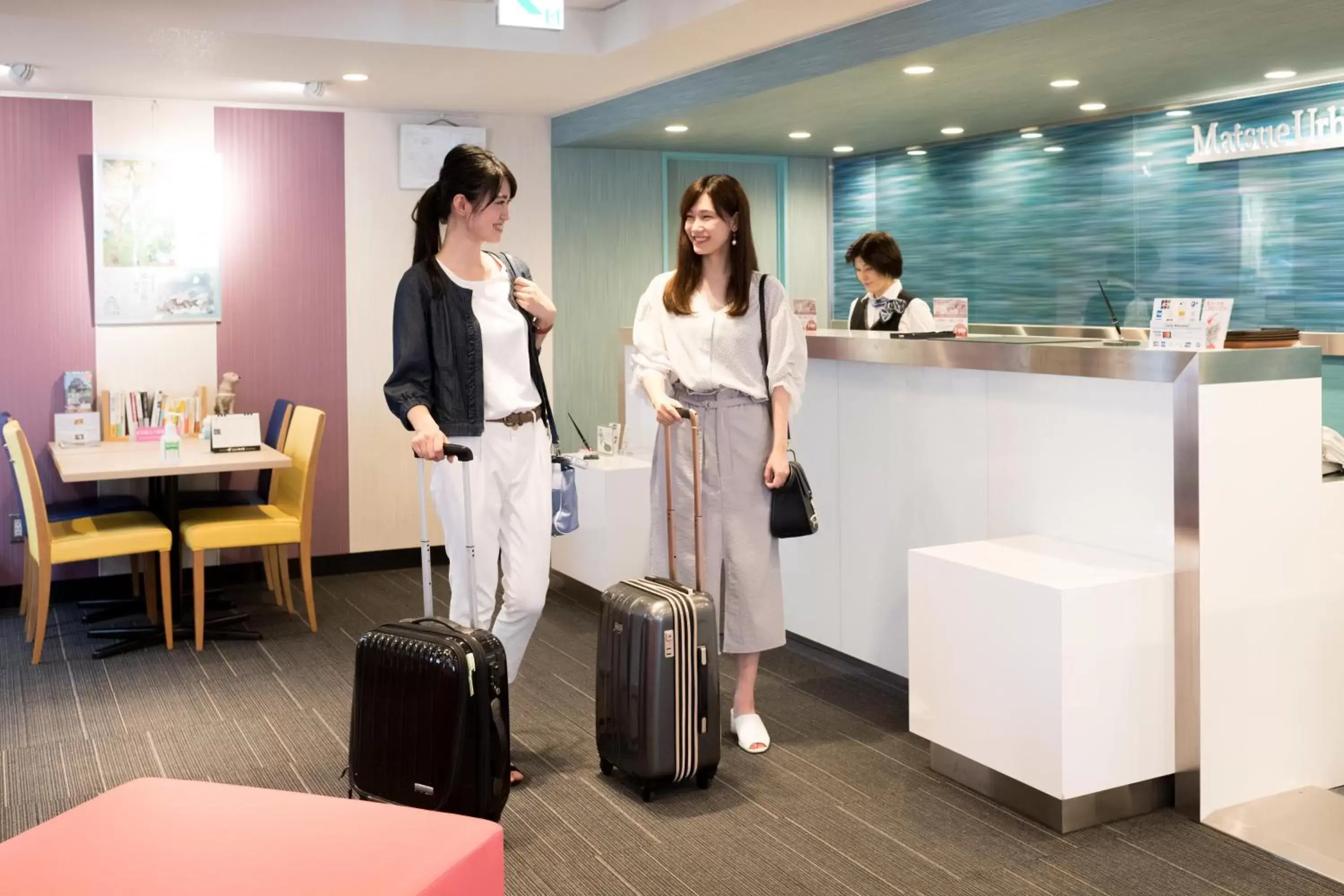 Lobby or reception in Matsue Urban Hotel