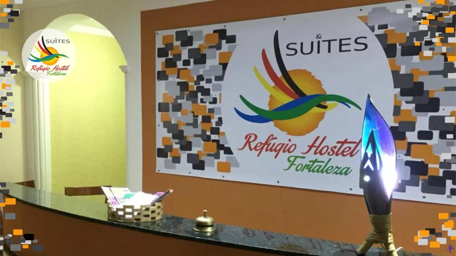 Lobby or reception in Refúgio Pousada Fortaleza