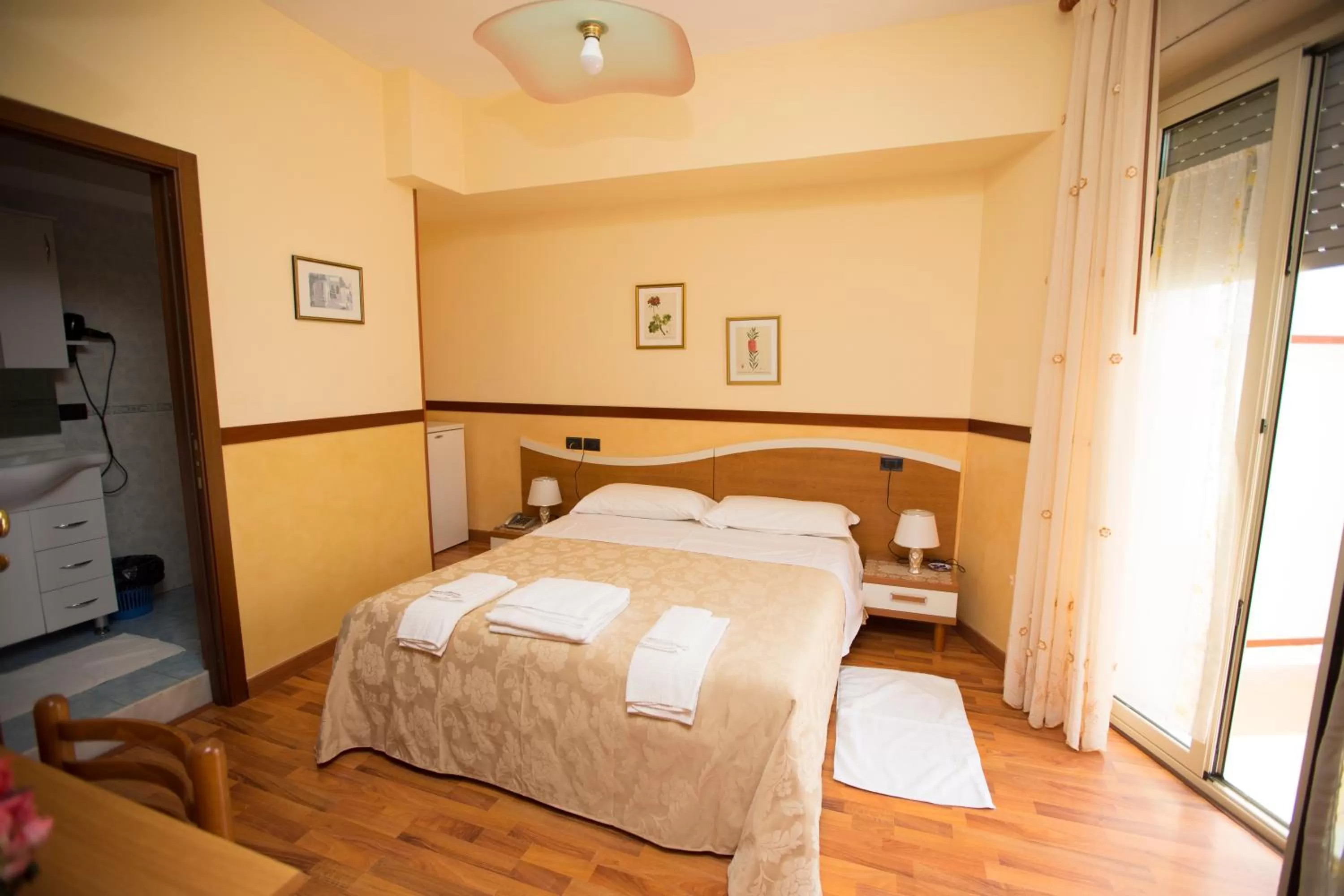 Sea view, Bed in Hotel Sole