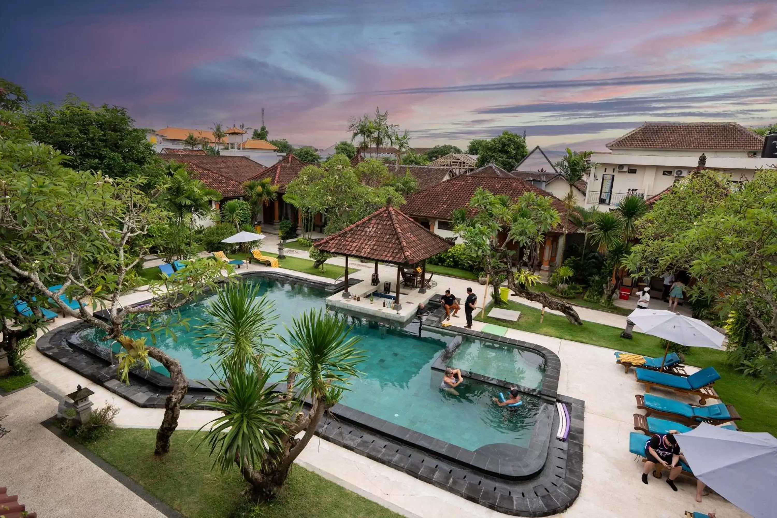 Swimming pool, Pool View in Sinar Bali Hotel