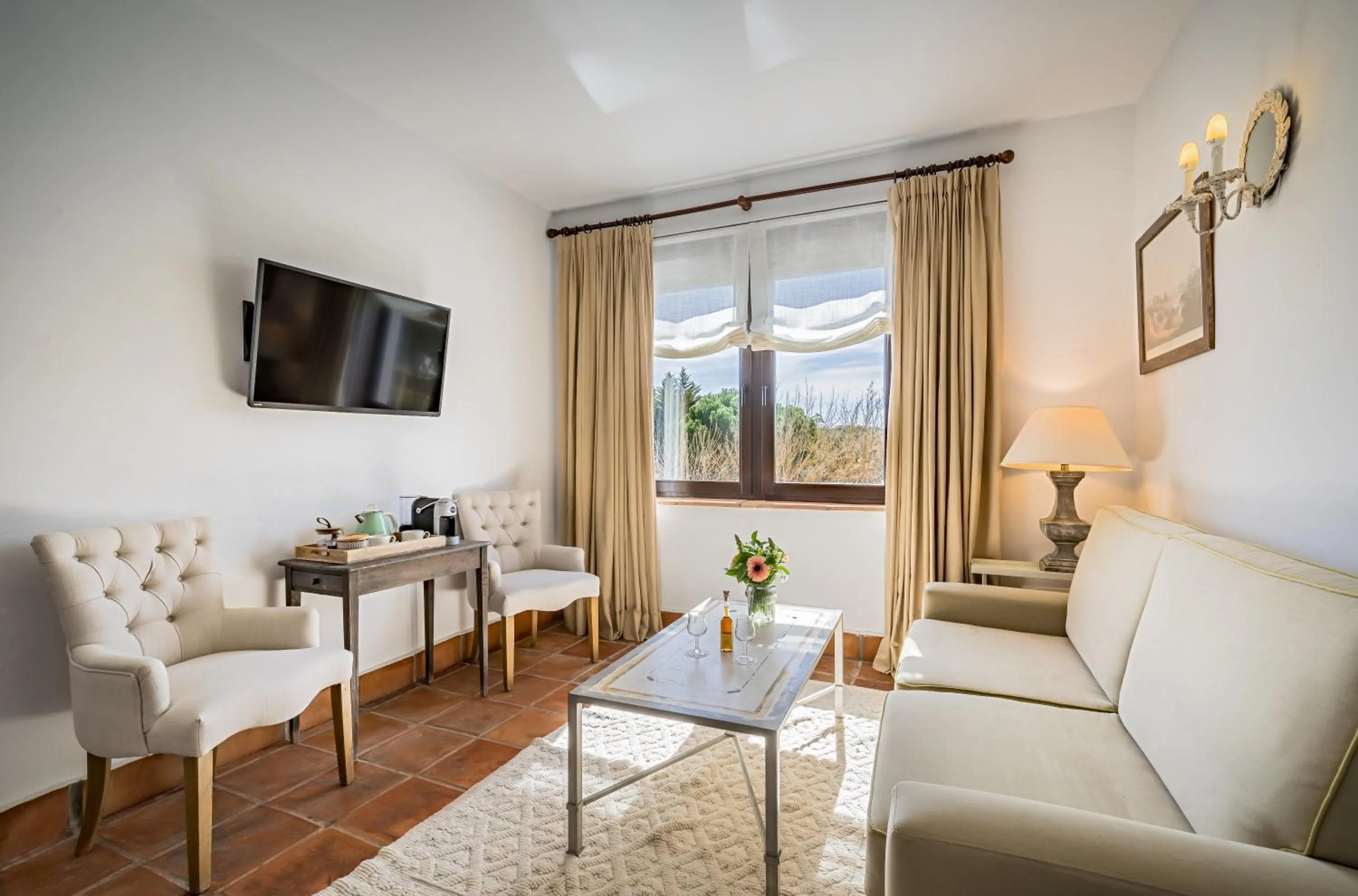 Living room in Finca La Bobadilla - The Leading Hotels of the World