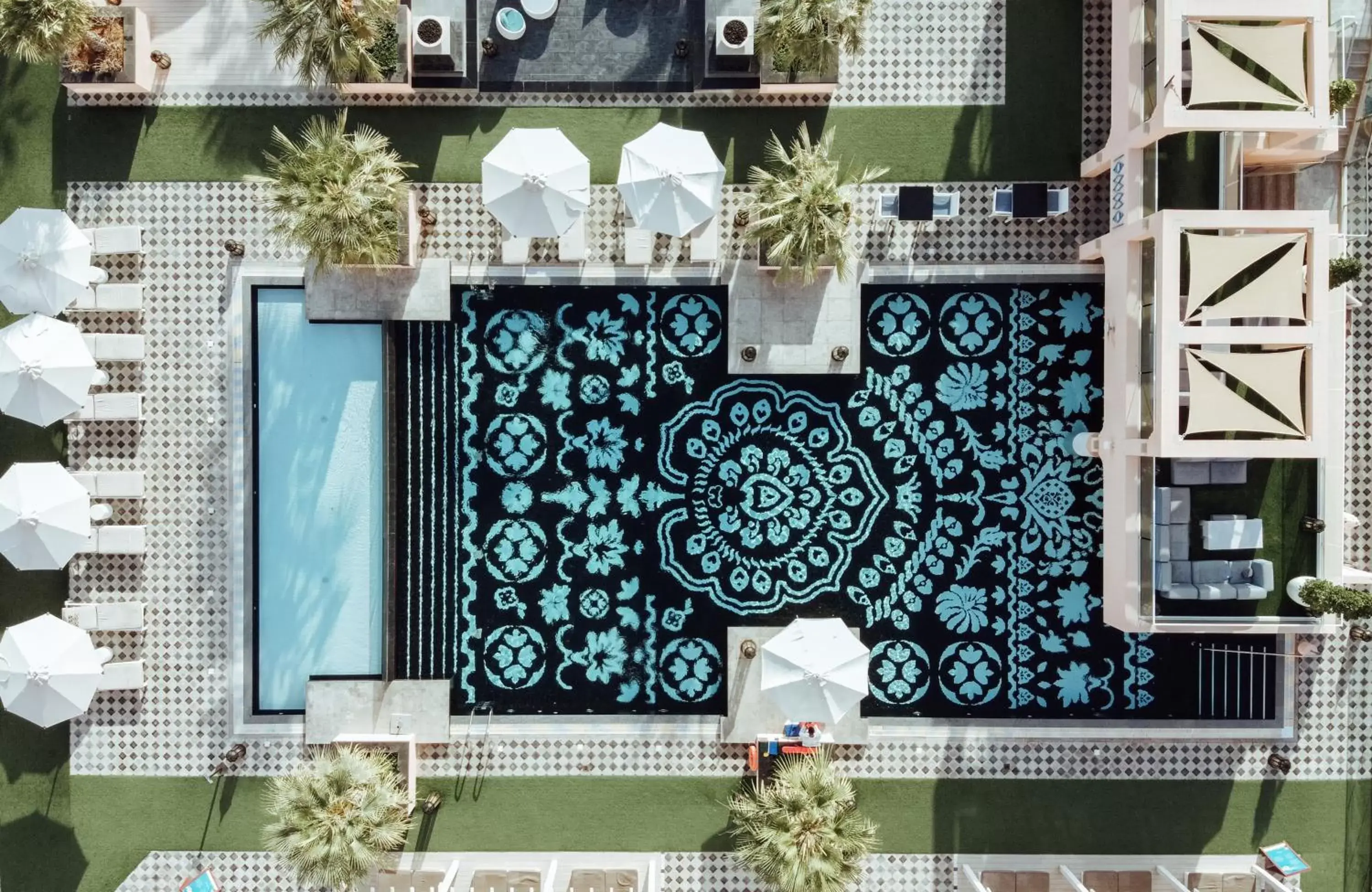 Pool view, Floor Plan in Fairmont Fujairah Beach Resort