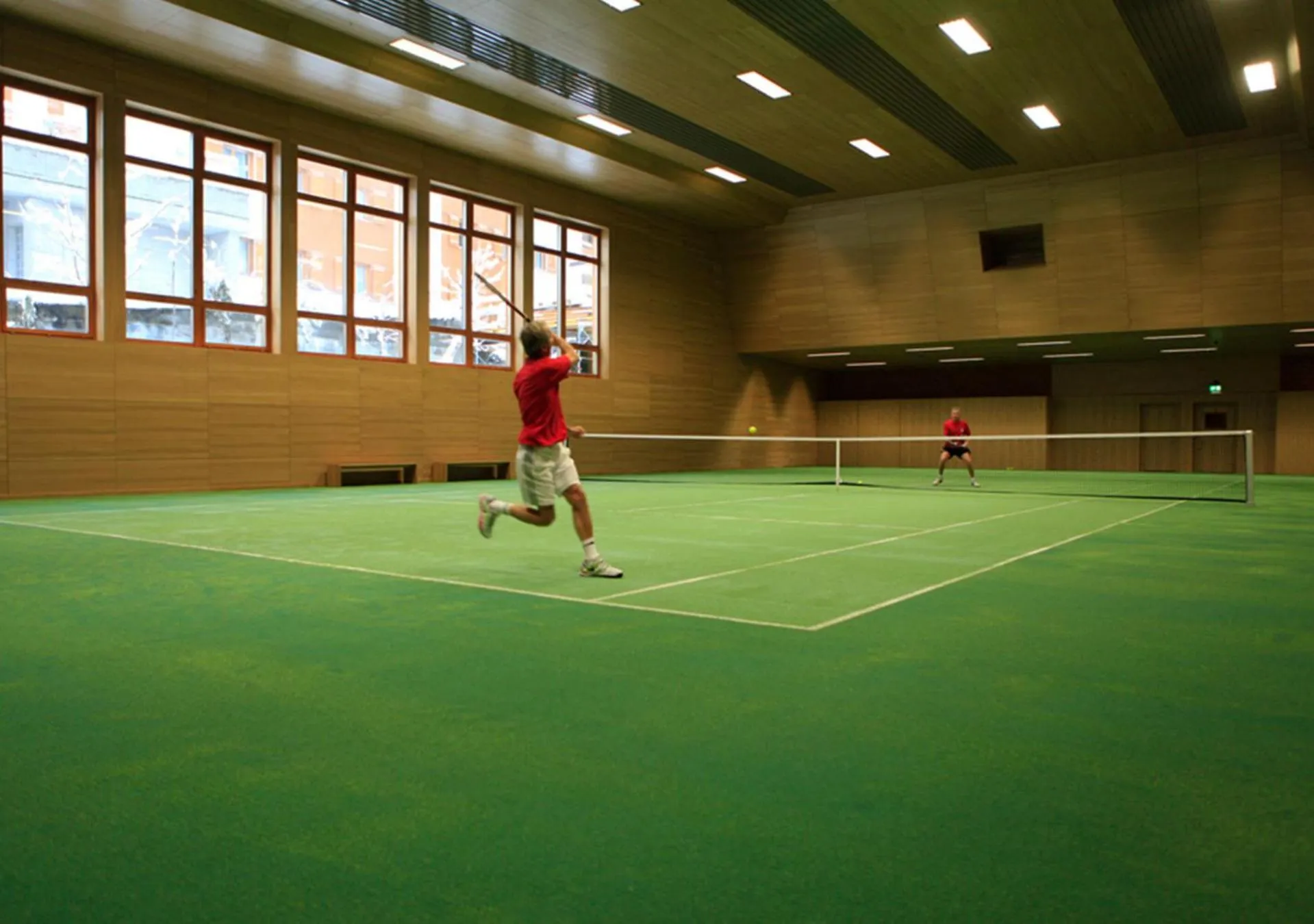 Tennis court in Resort Hotel Alex Zermatt