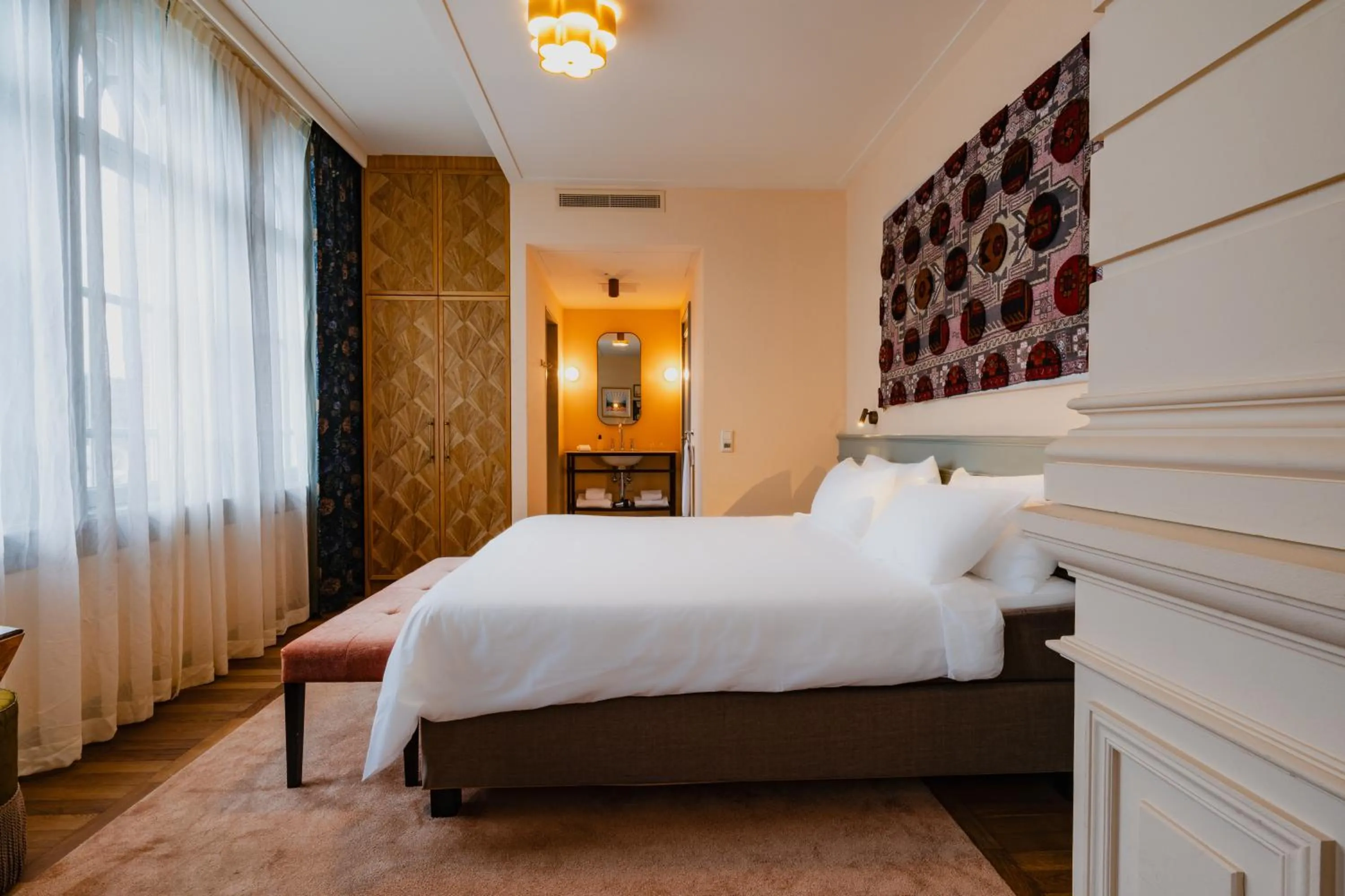 Bedroom, Bed in Hotel Mercier