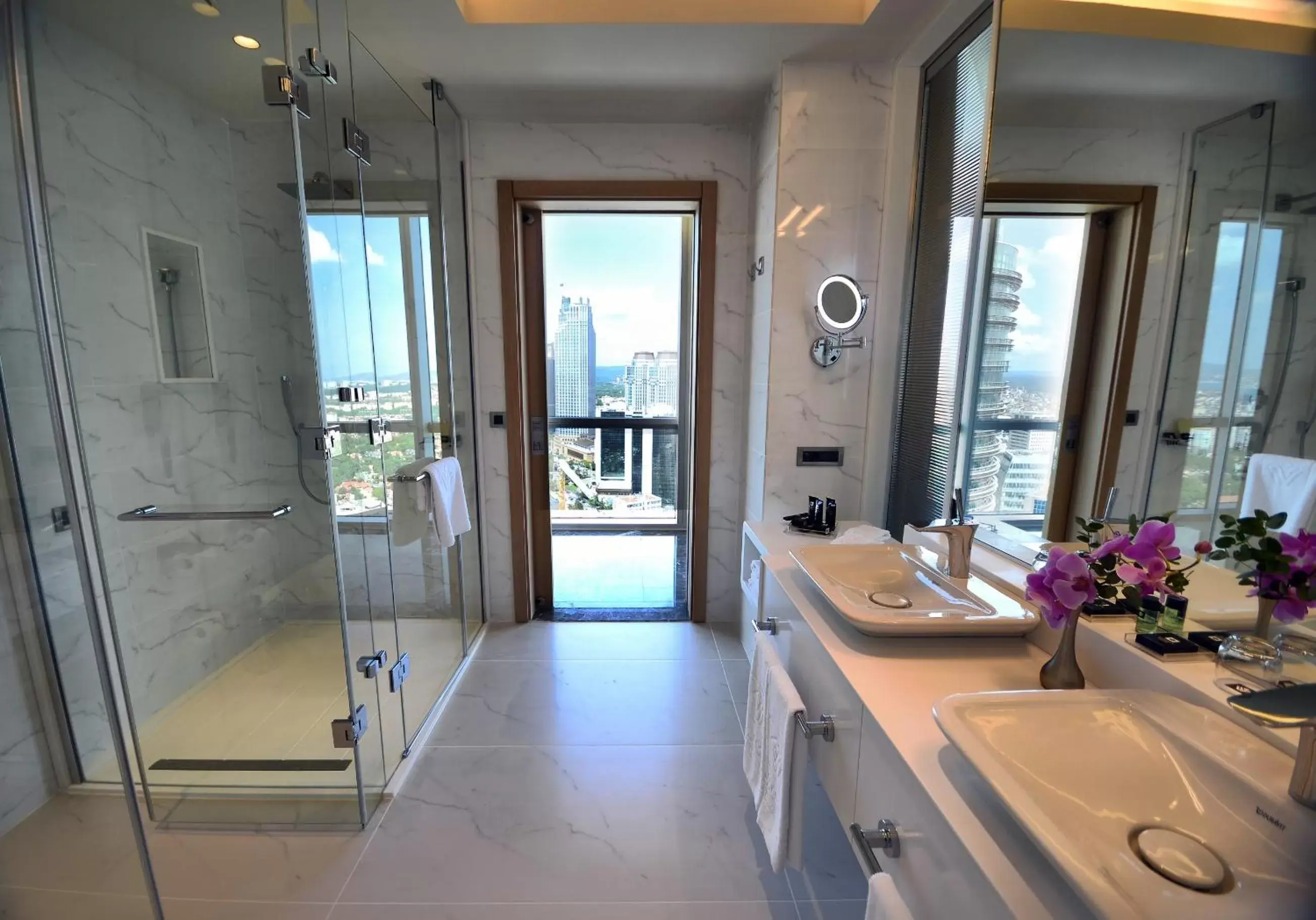 Shower, Bathroom in Wyndham Grand Istanbul Levent