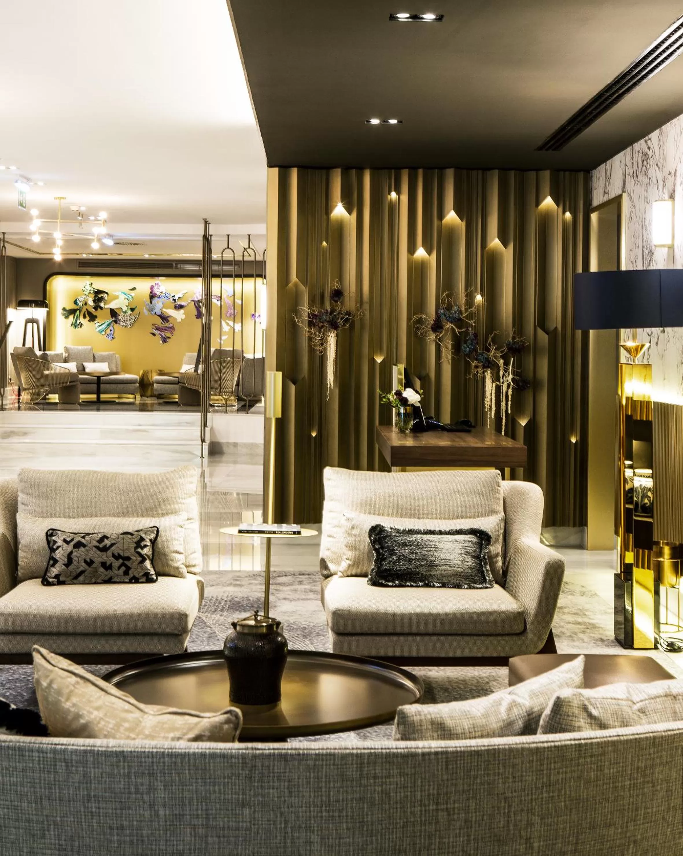 Lobby or reception in Sofitel Lisbon Liberdade