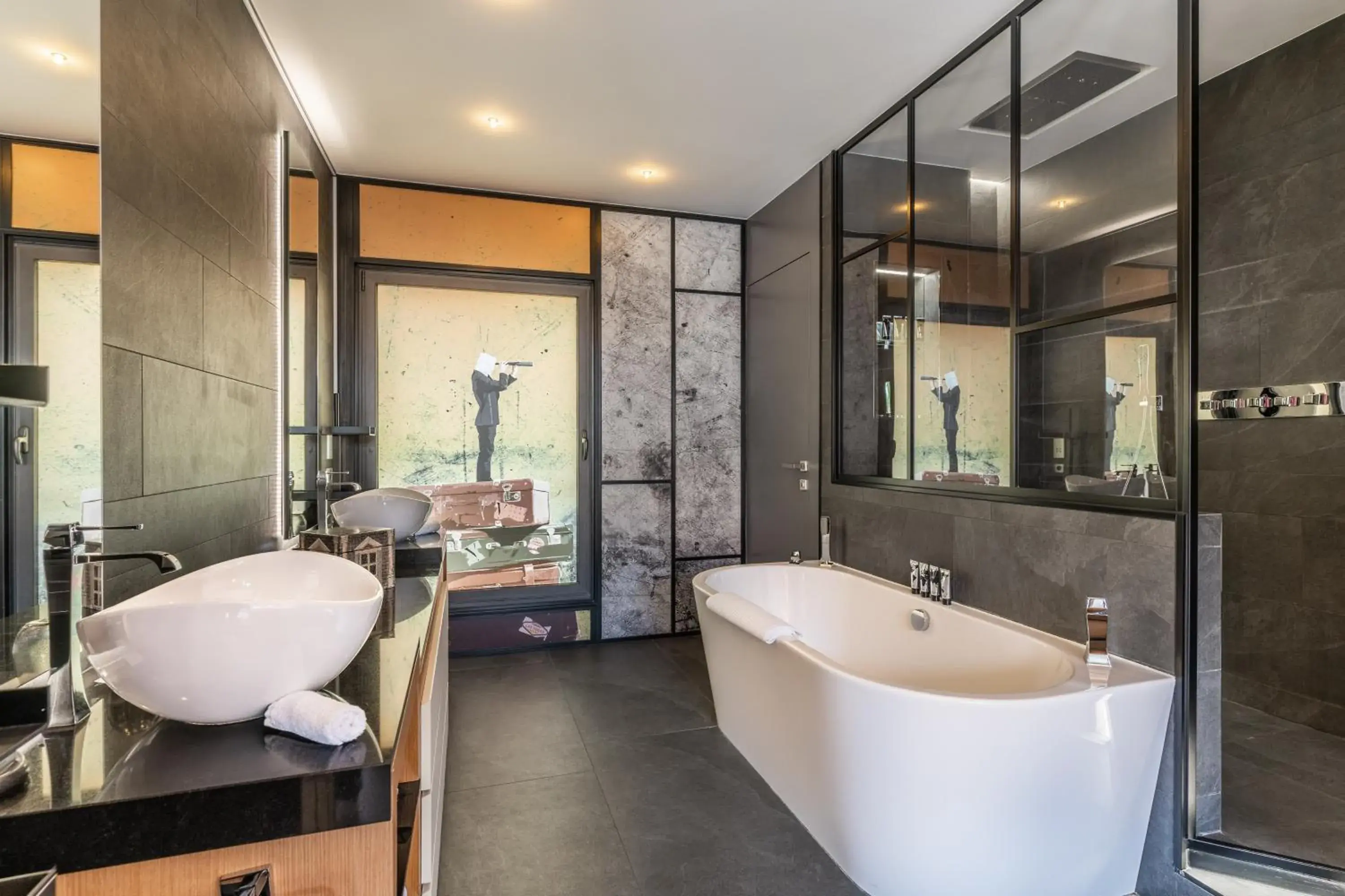Shower, Bathroom in Five Seas Hotel Cannes, a Member of Design Hotels