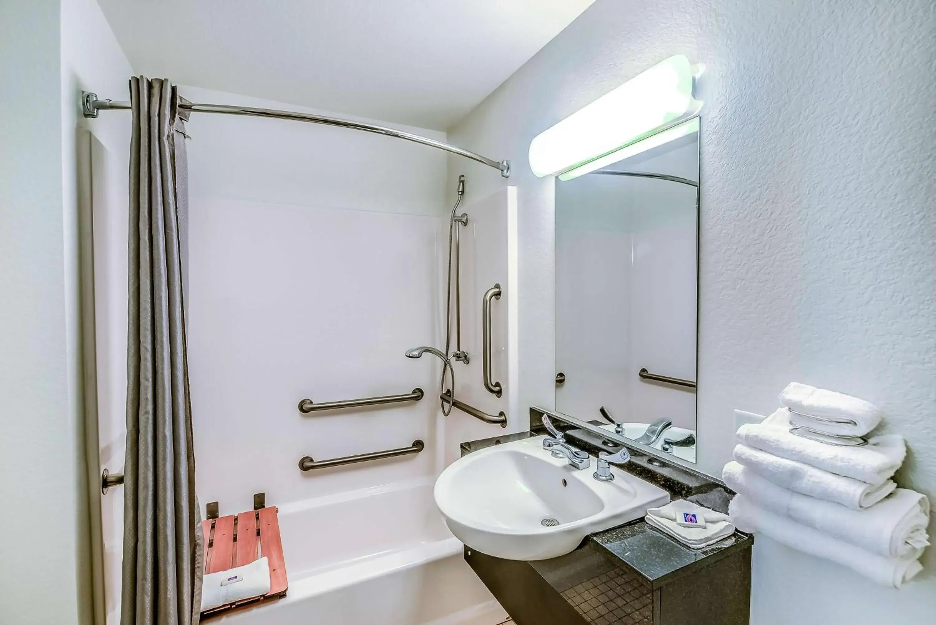 Shower, Bathroom in Motel 6-Colorado Springs, CO