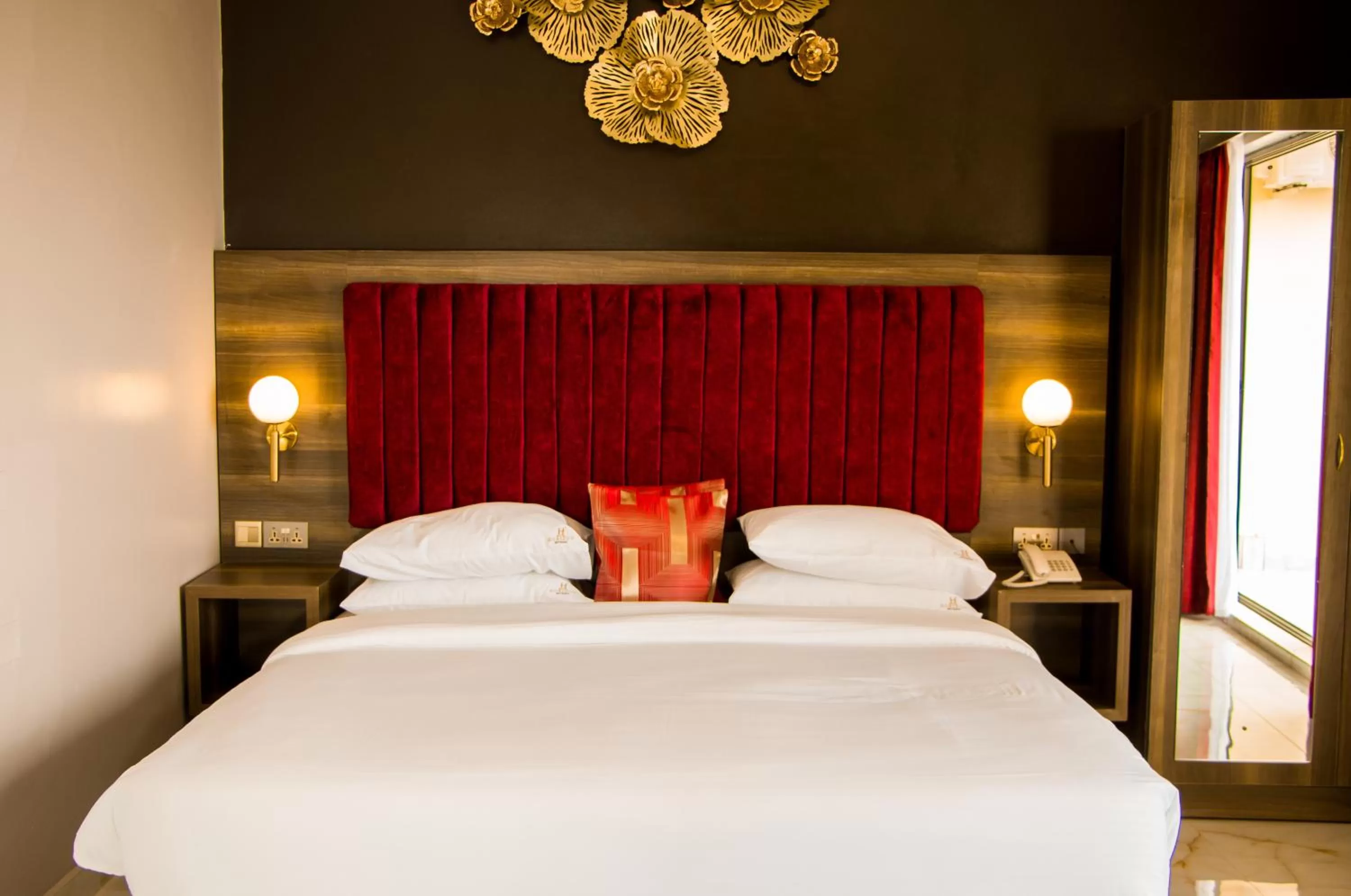 Bed in Hotel Horizon Entebbe