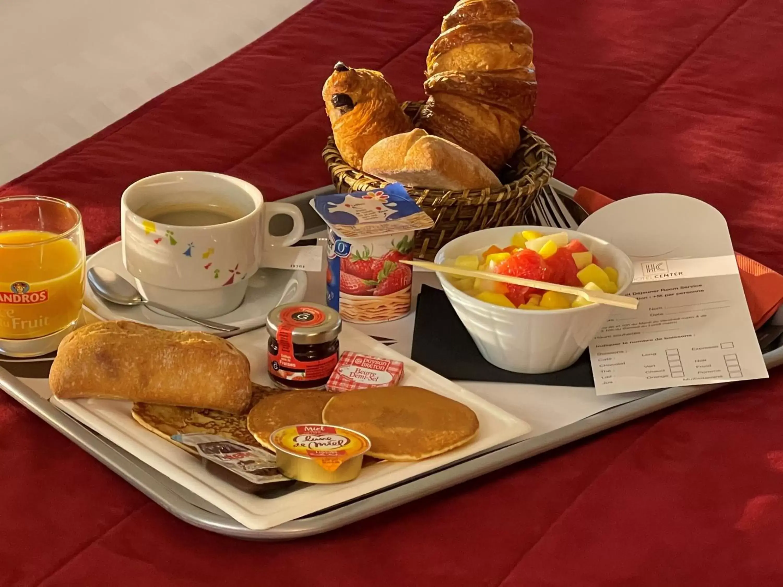 Buffet breakfast, Breakfast in Logis Hotel Center