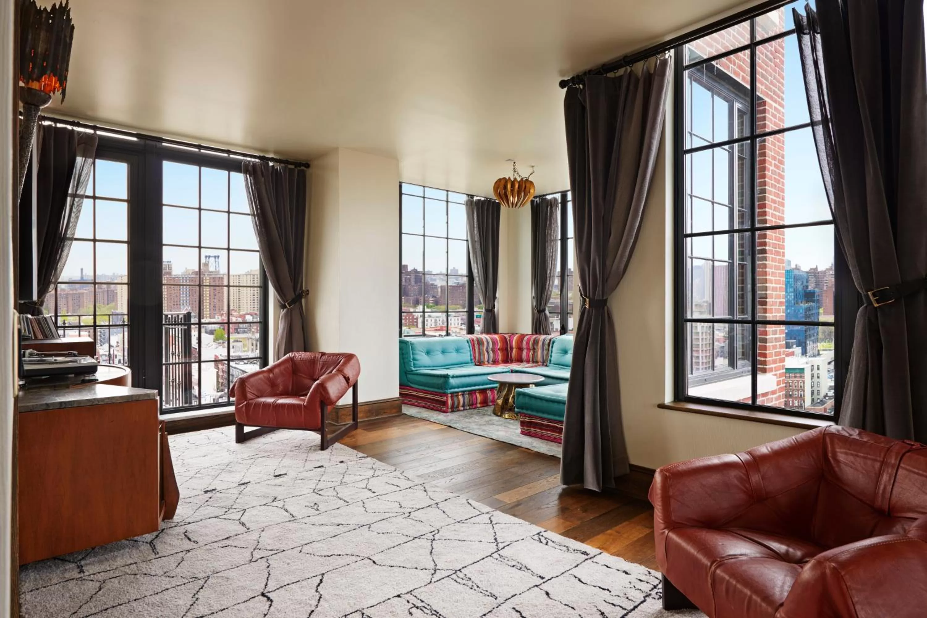 Living room in The Ludlow Hotel