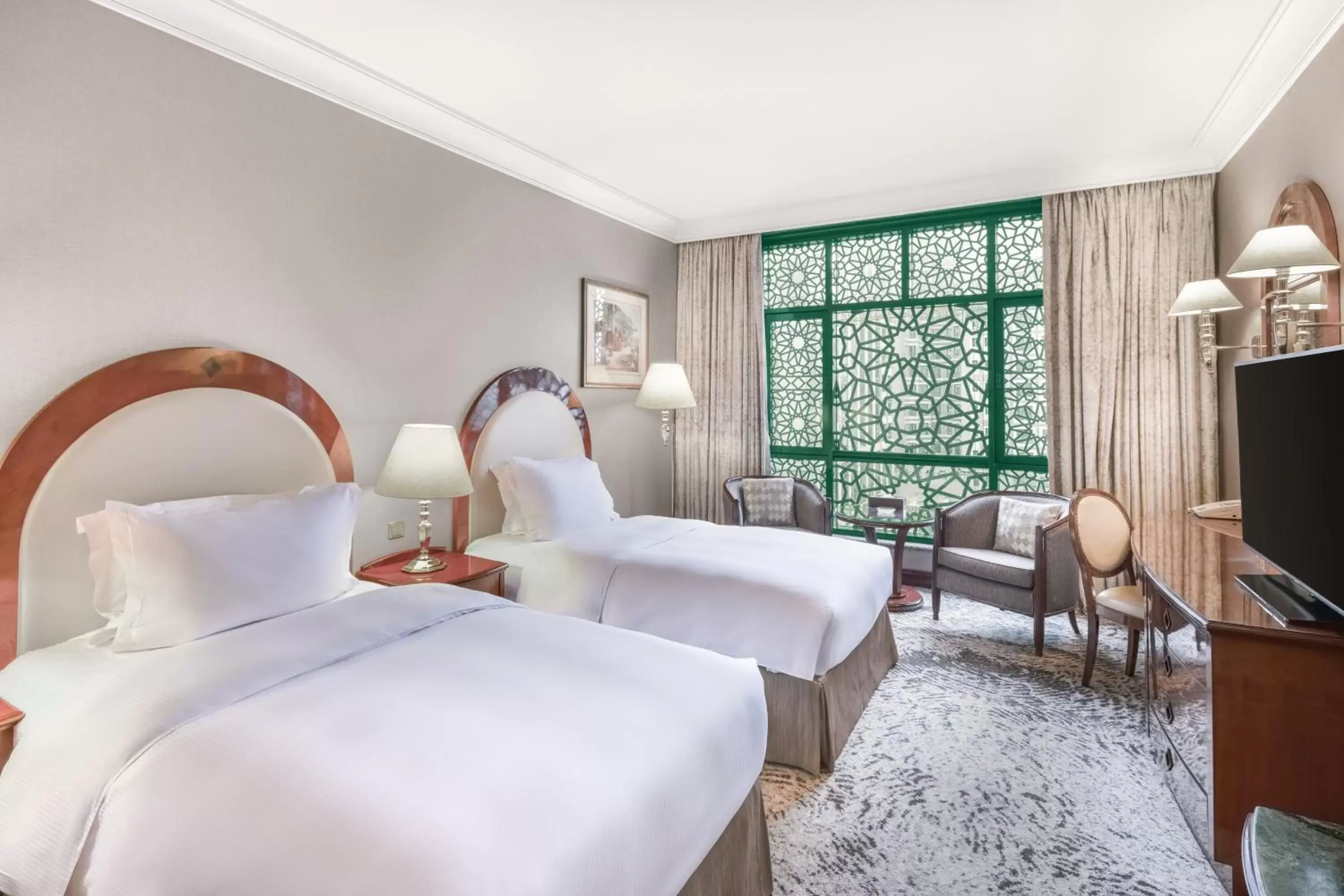 Bedroom in Madinah Hilton Hotel