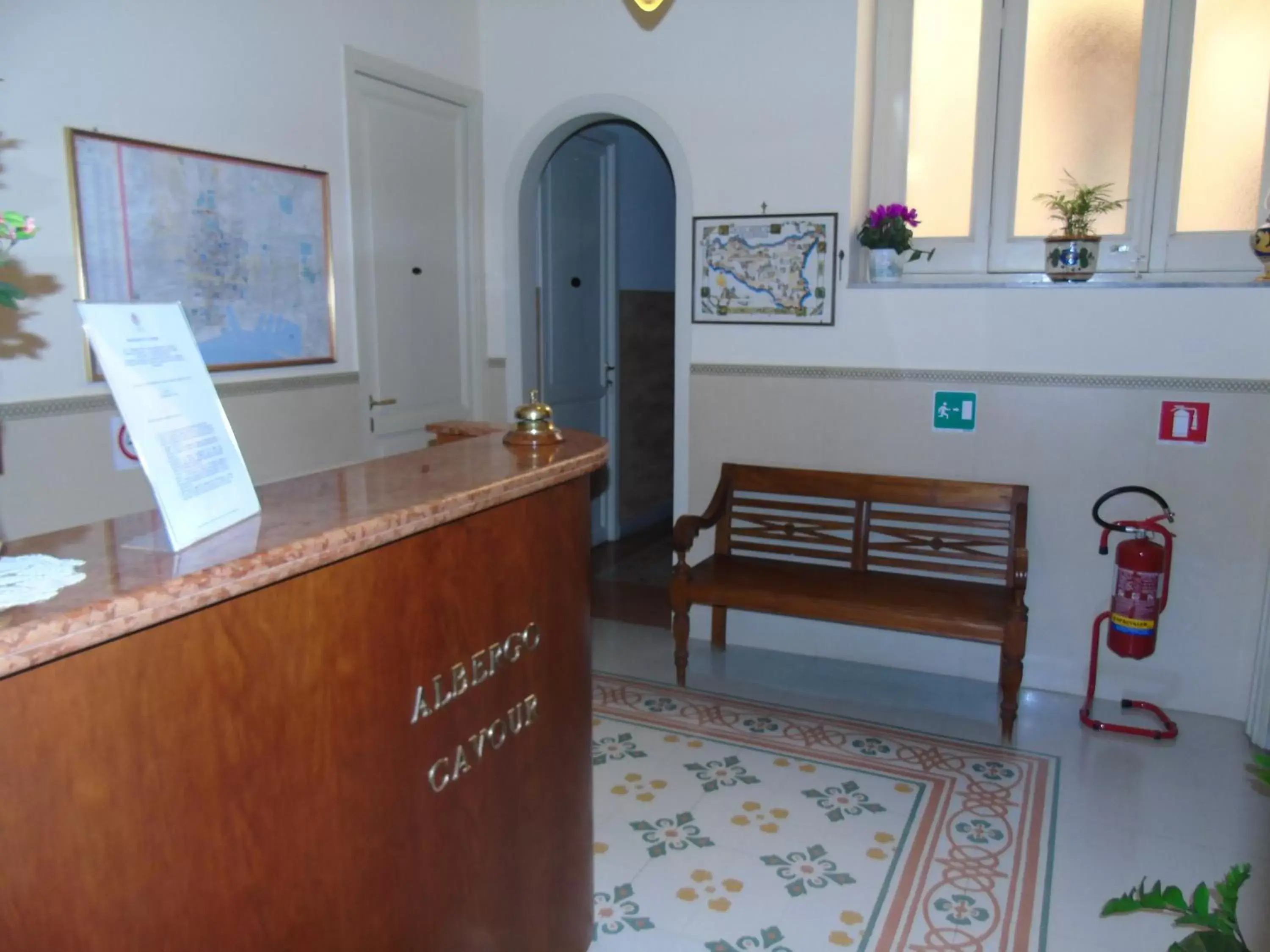 Lobby or reception, Lobby/Reception in Albergo Cavour