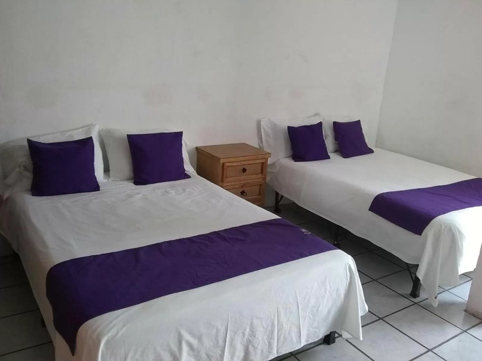 Bed in Hotel Posada Laura