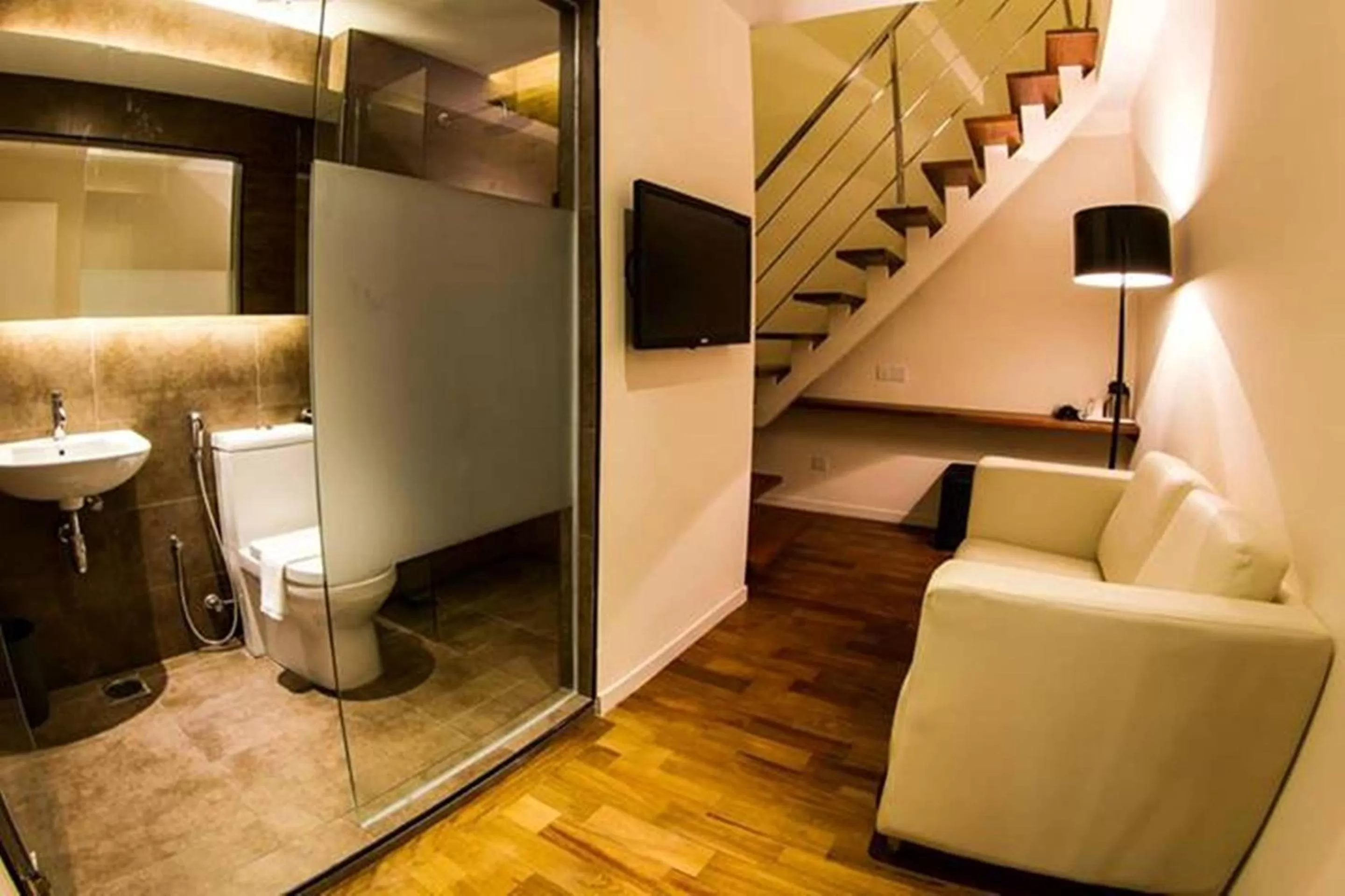 Living room in Mood Hotel