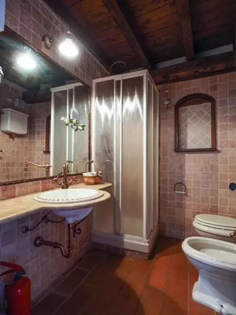 Bathroom in B&B Locanda San Michele