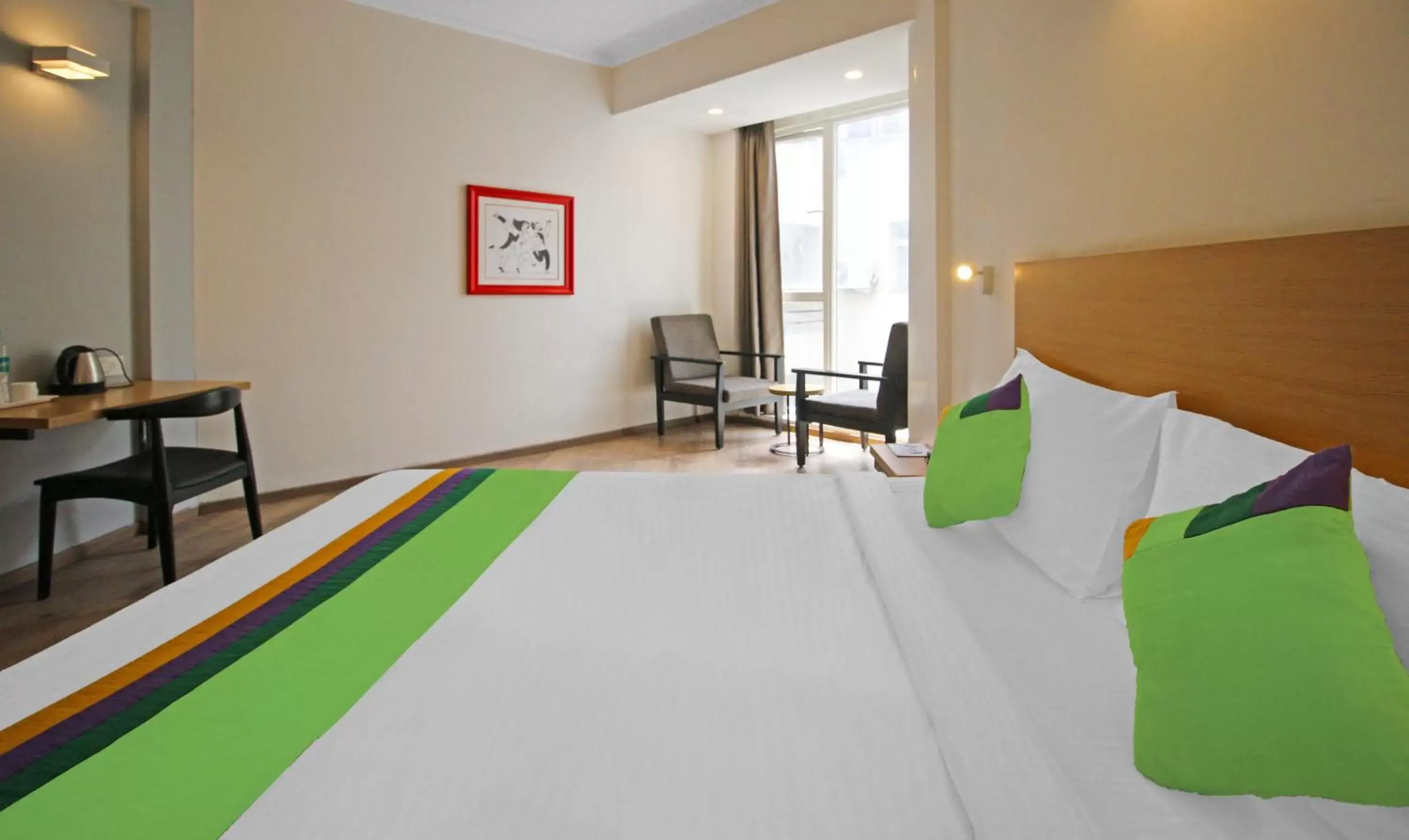 Bedroom, Bed in Treebo Grand Legacy Shahenshah Bedroom, Bed in Treebo Grand Legacy Shahenshah