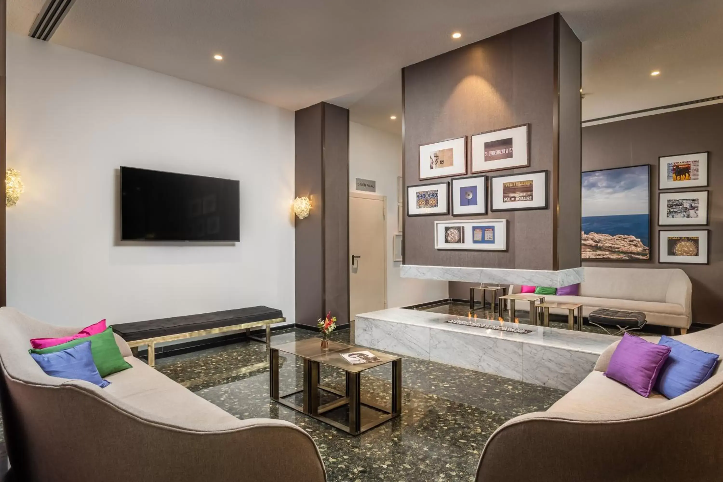 Lobby or reception, Seating Area in Hotel Medium Valencia