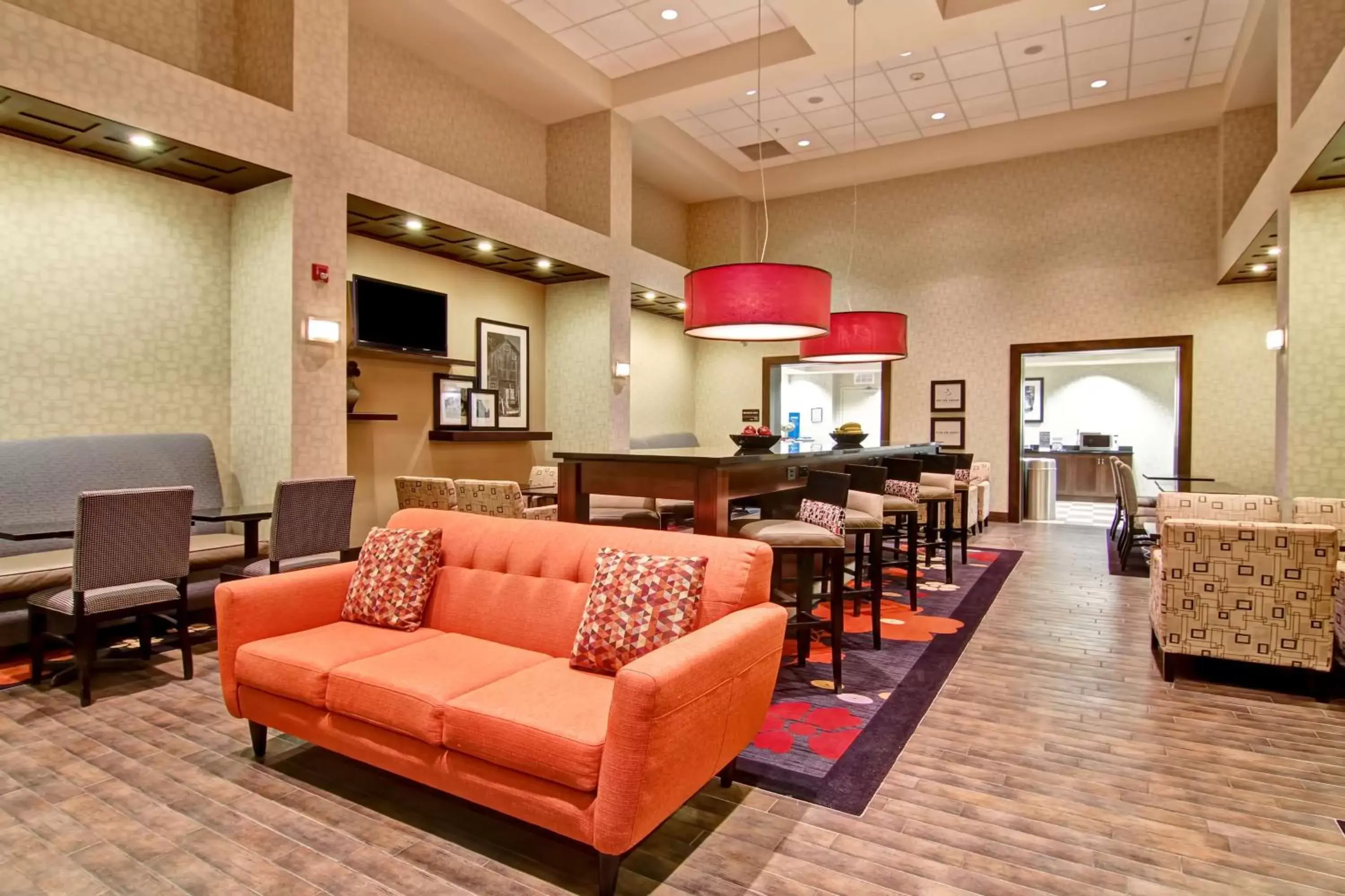 Lobby or reception in Hampton Inn & Suites Red Deer Lobby or reception in Hampton Inn & Suites Red Deer