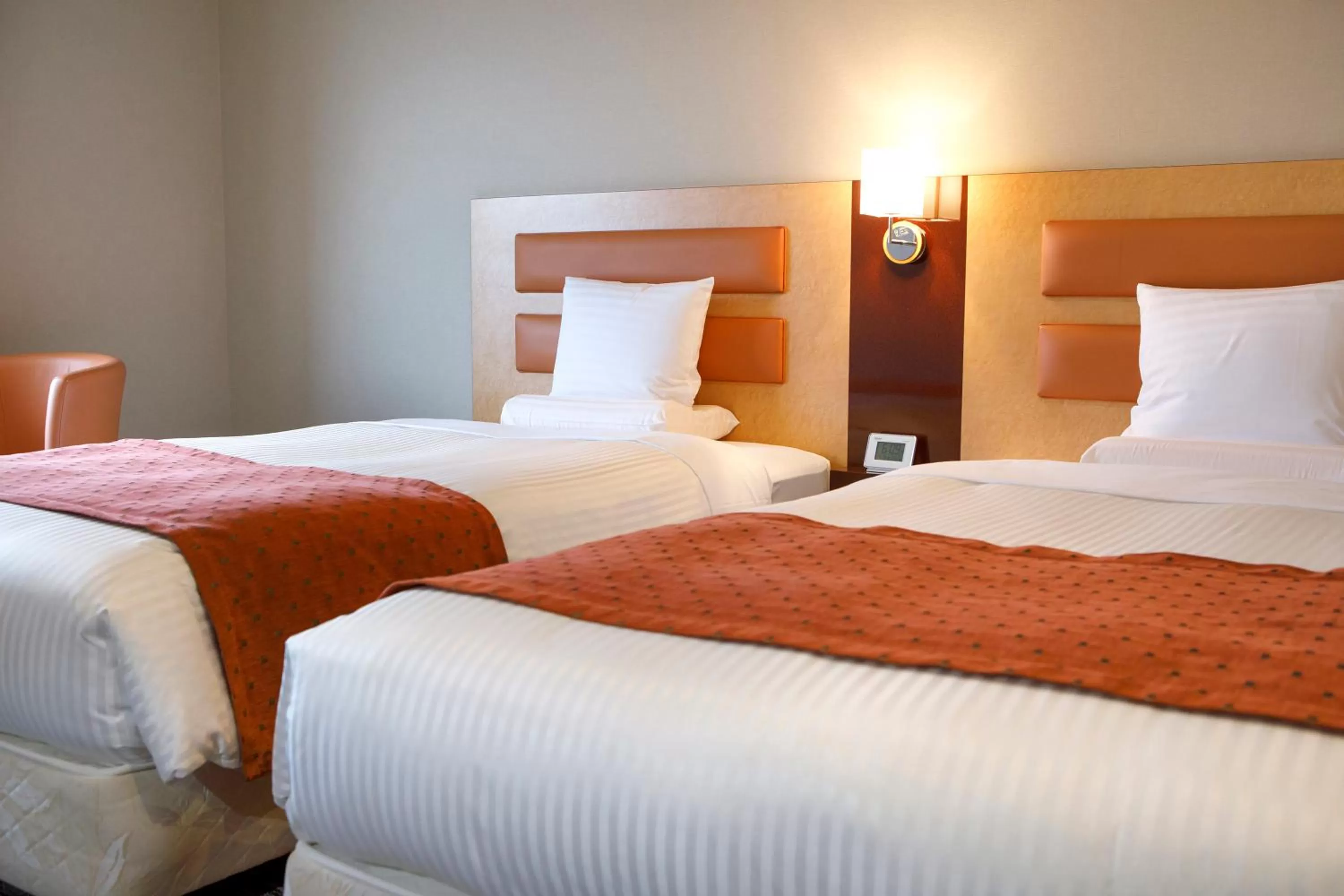 Bed in HOTEL MYSTAYS Hakodate Goryokaku