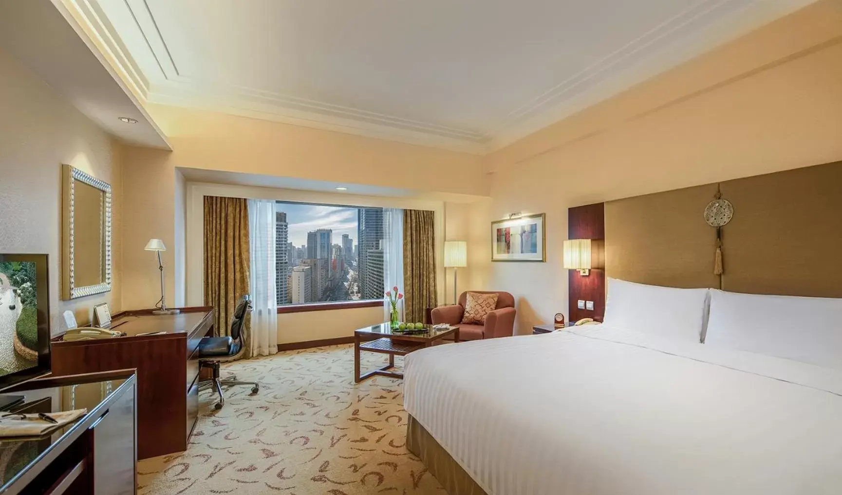 Photo of the whole room in Shangri-La Dalian