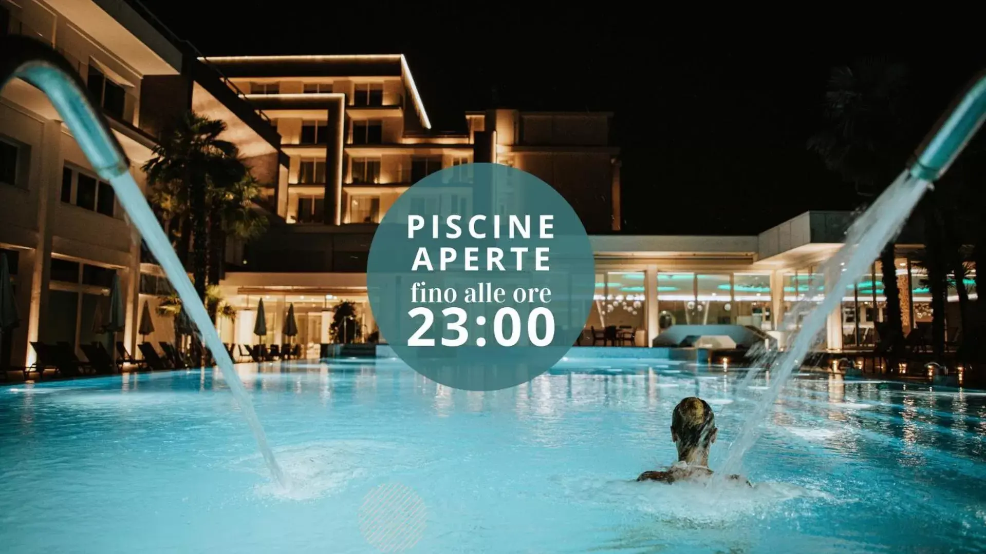 Pool view in Hotel Terme Venezia