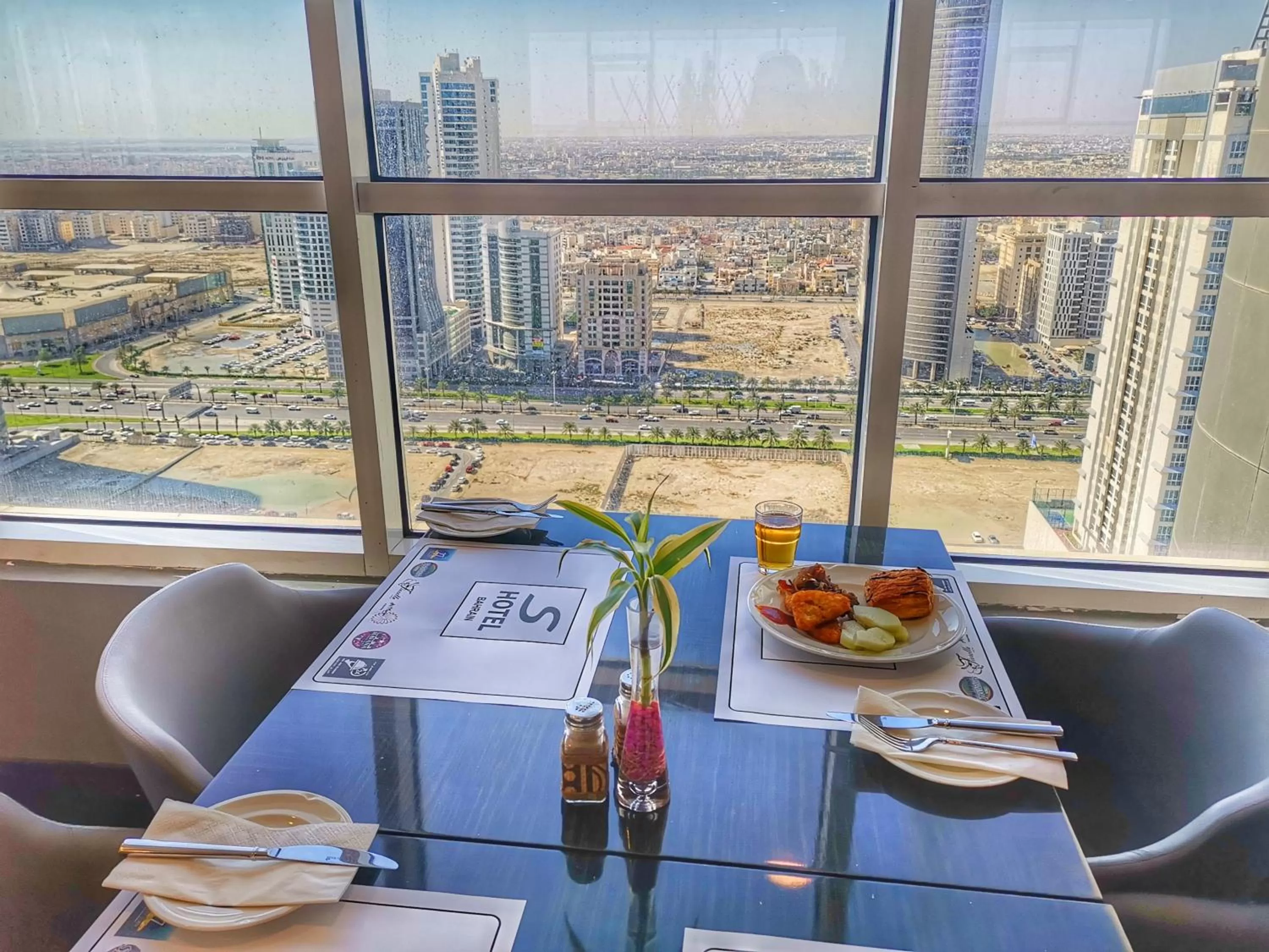 Buffet breakfast in S Hotel Bahrain