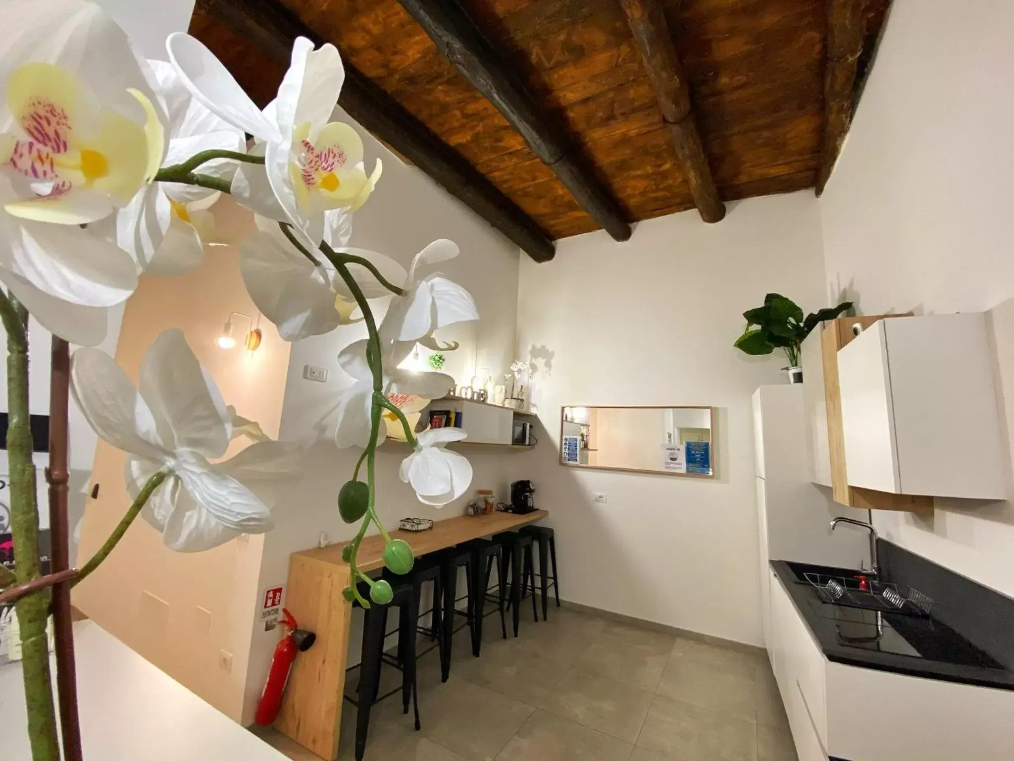 Kitchen or kitchenette in B&B Salerno IN Centro