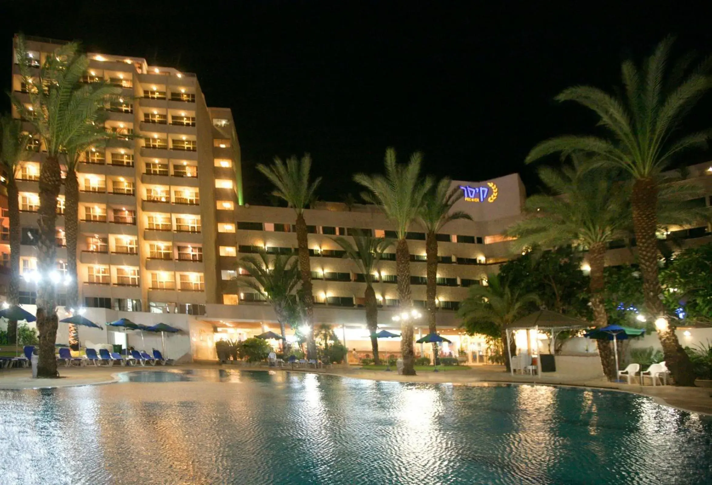 Pool view, Property Building in Caesar Premier Eilat Hotel