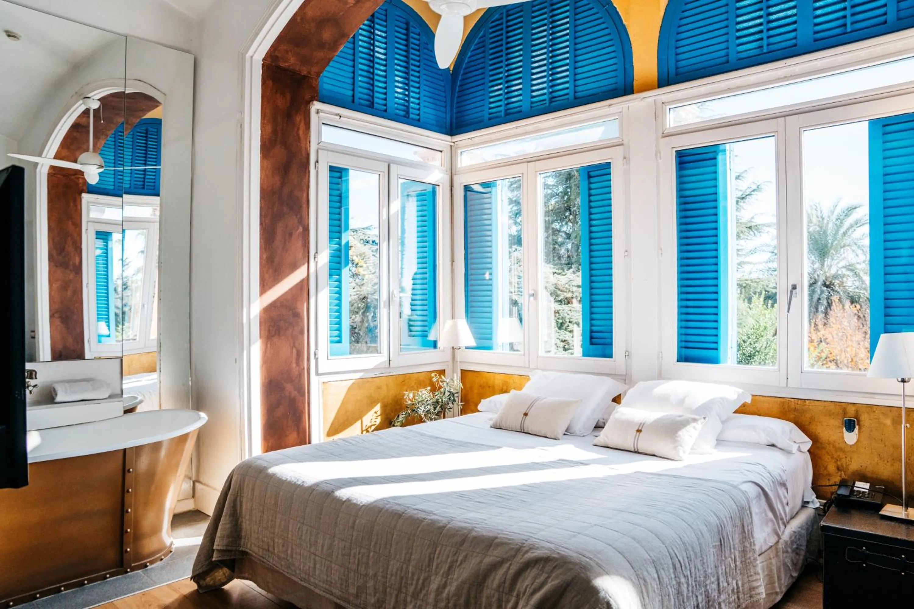 Photo of the whole room, Bed in Hotel Boutique Mas Passamaner