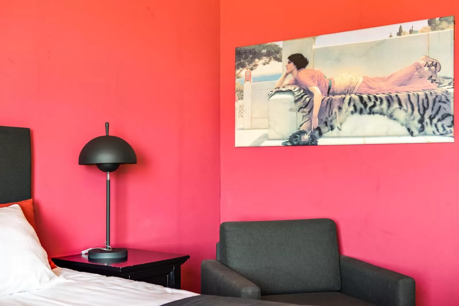 Bed in Hotel Rantakalla