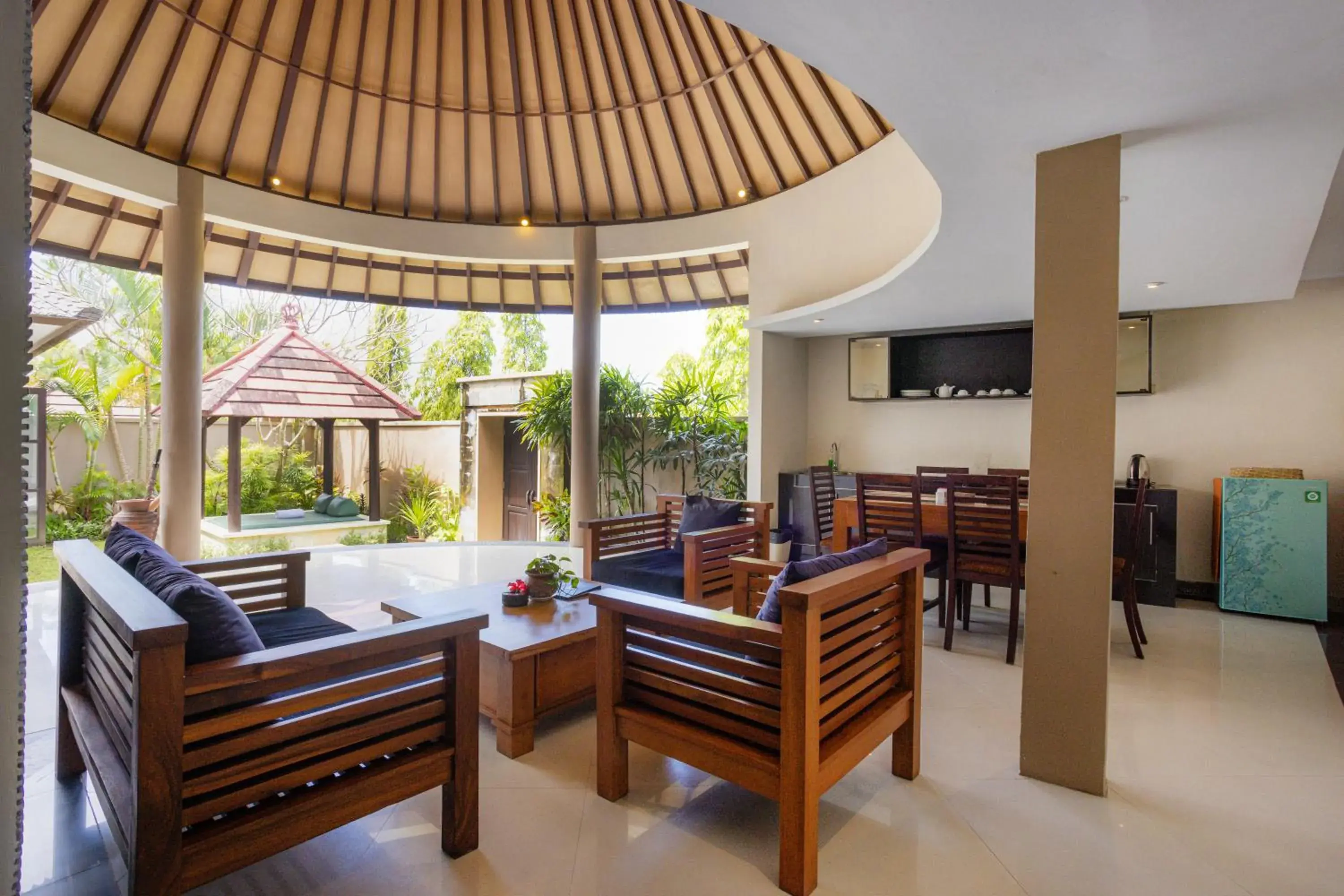 Living room in The Bidadari Villas and Spa