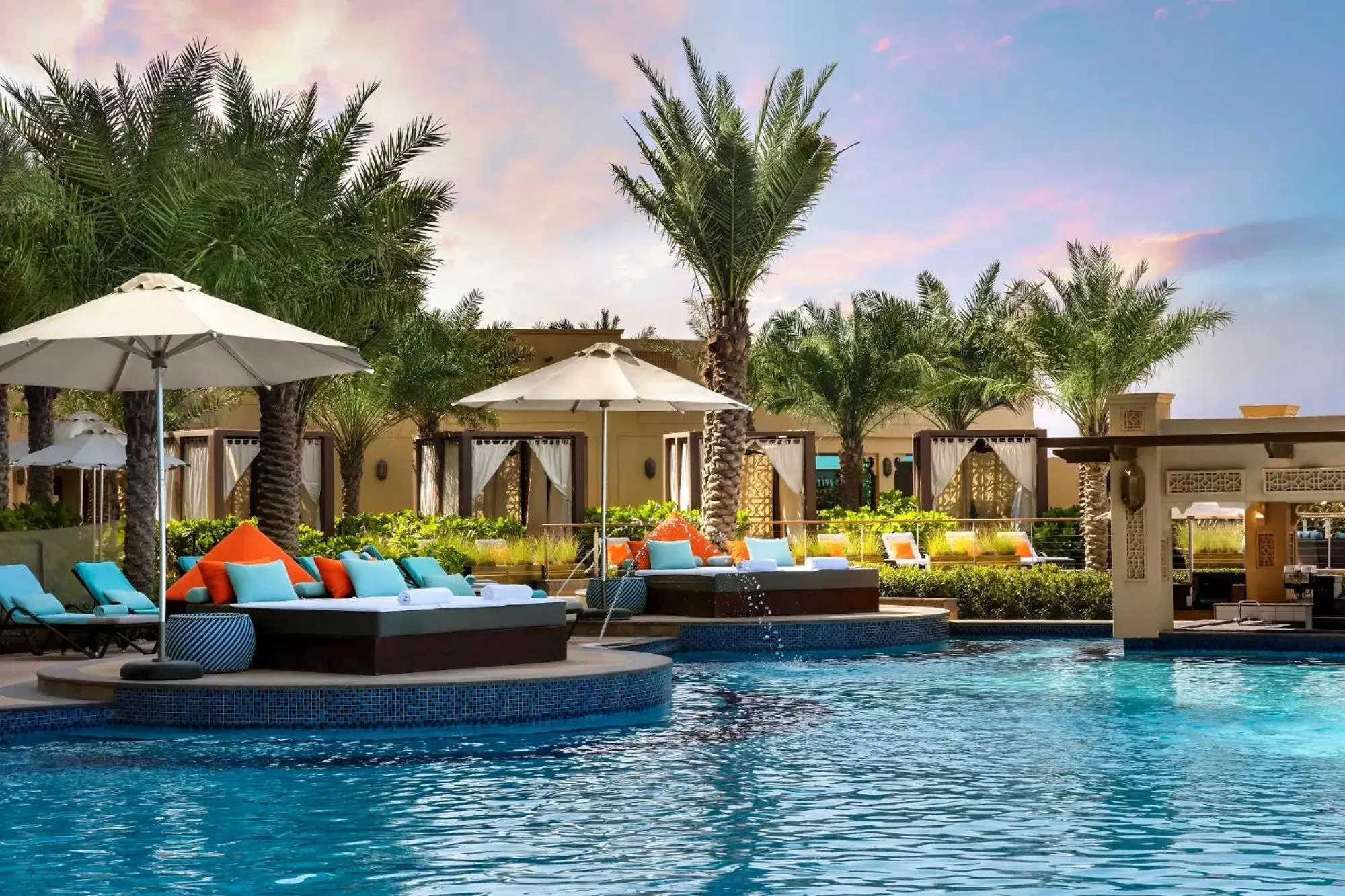 Swimming pool in Fairmont Ajman Swimming pool in Fairmont Ajman