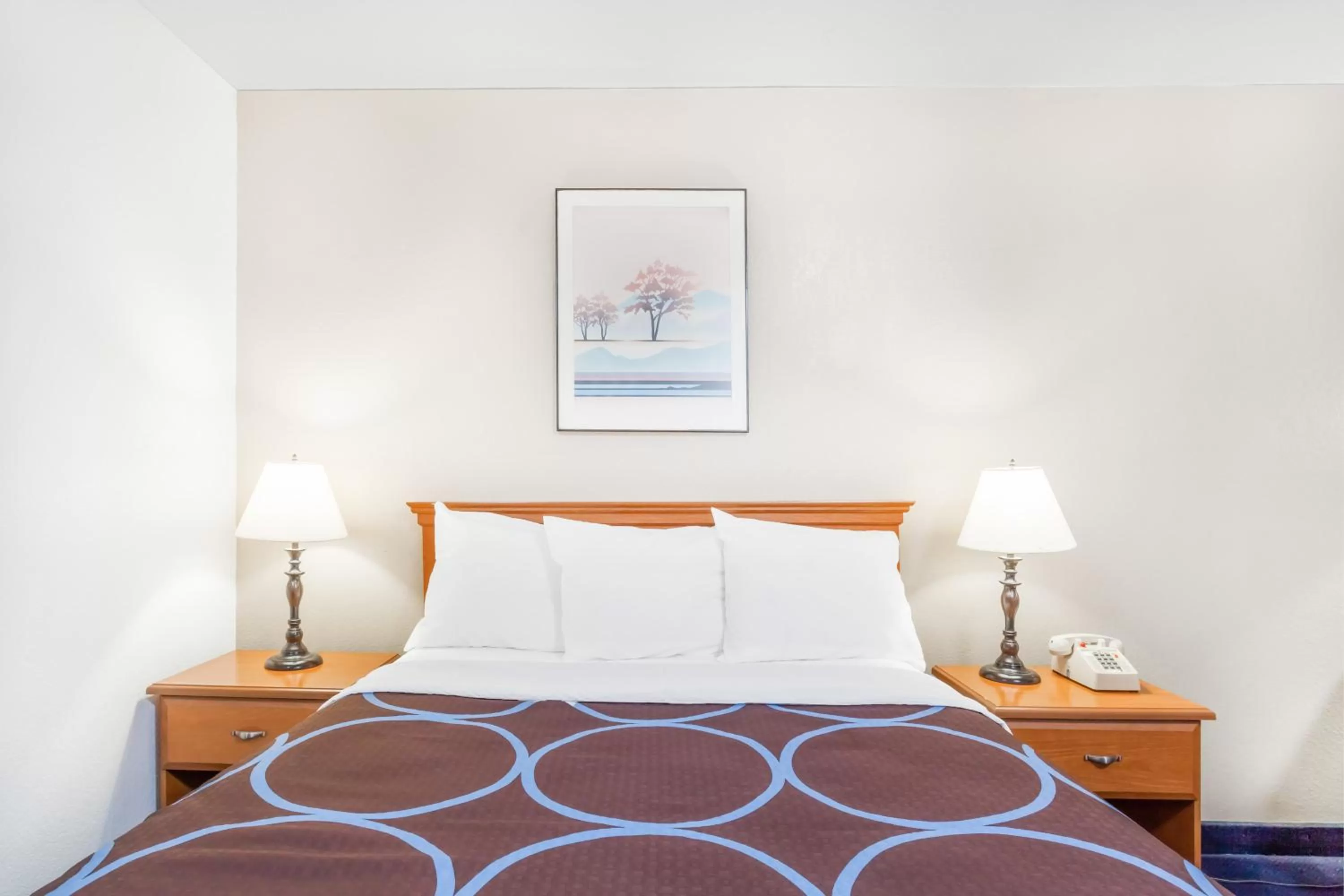 Bed in Super 8 by Wyndham Montgomery Maybrook