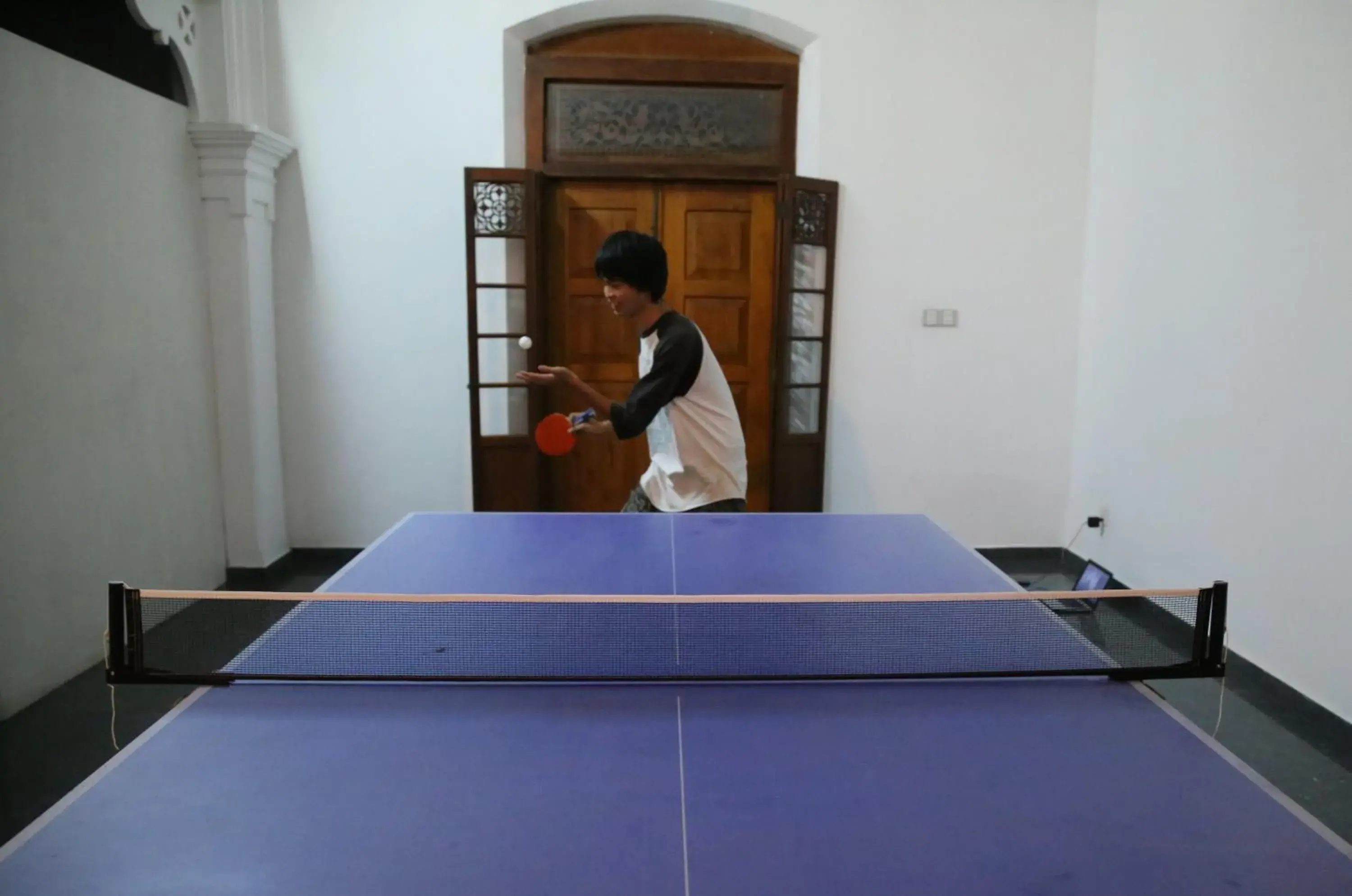 Patio, Table Tennis in Hostel First @ Colombo Airport