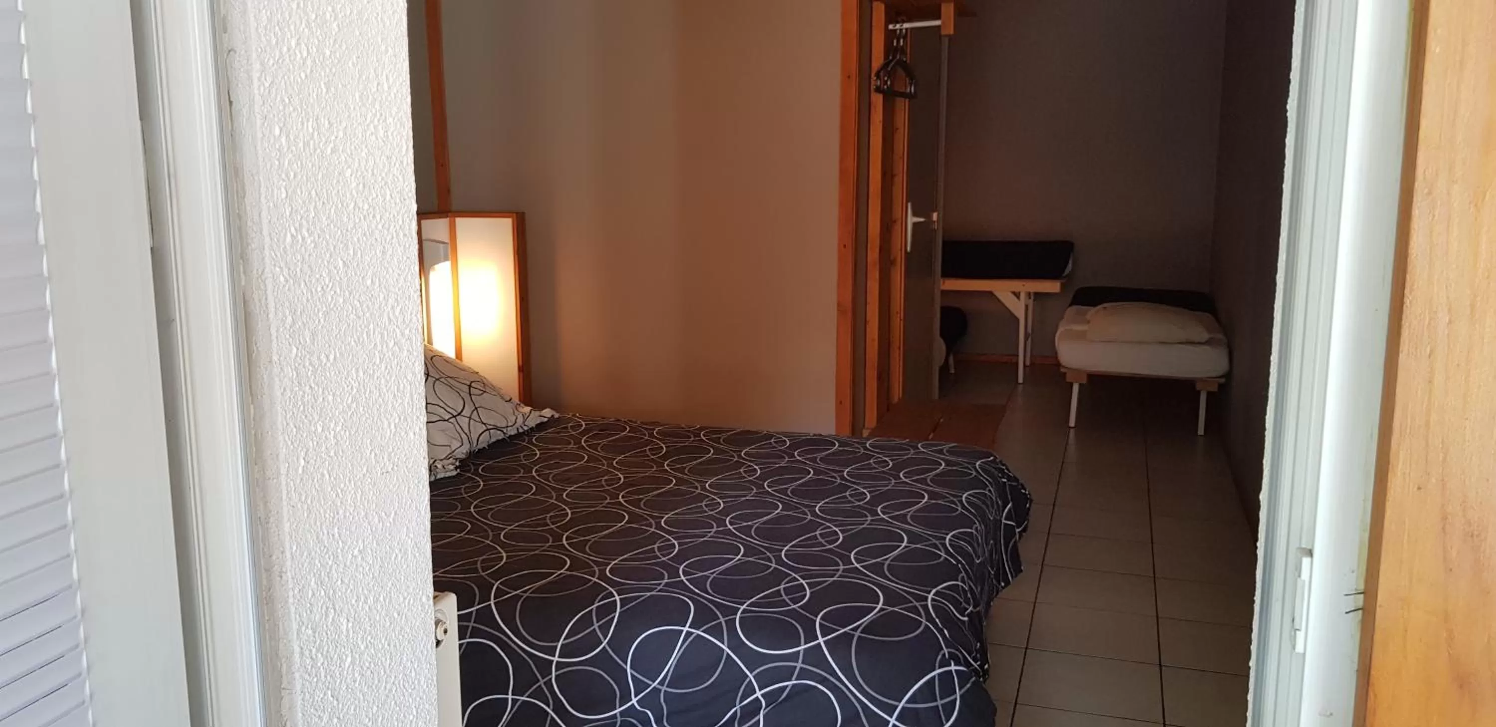 Bed in Hôtel Eco Logis Espace Bellevue