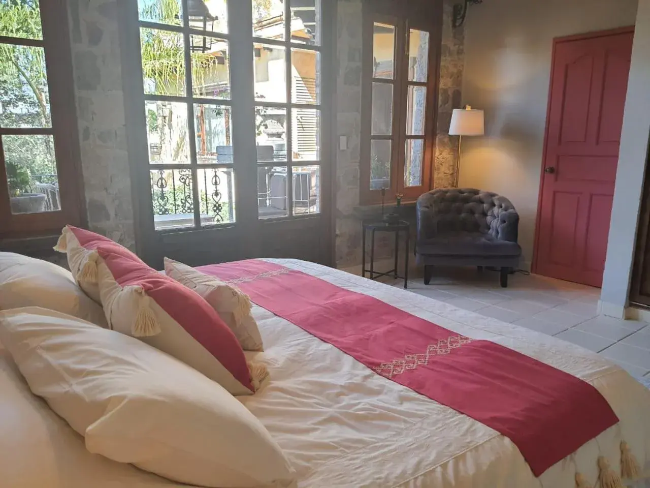 Bed in Mansion San Miguel