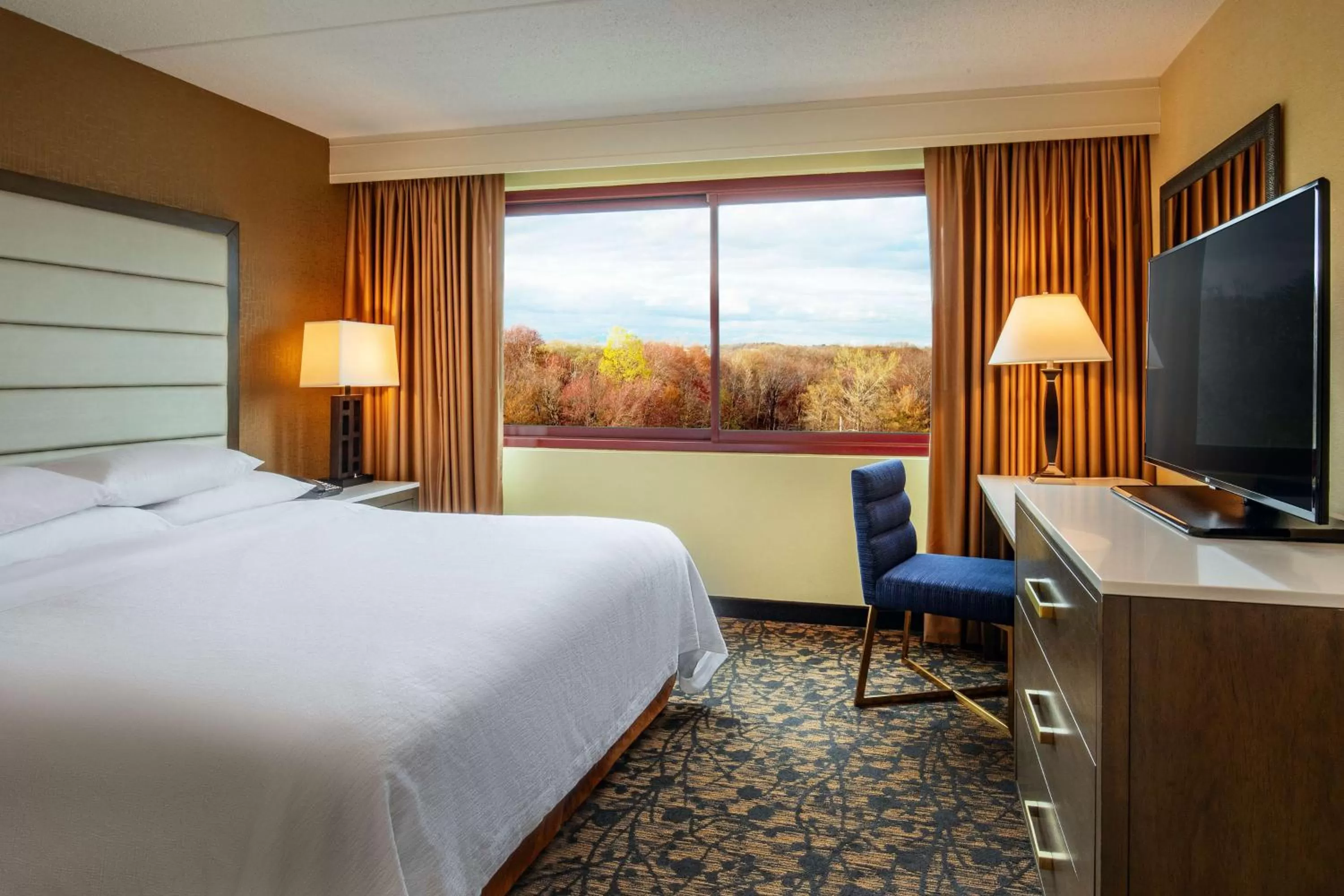 Bed in Embassy Suites by Hilton Boston Waltham