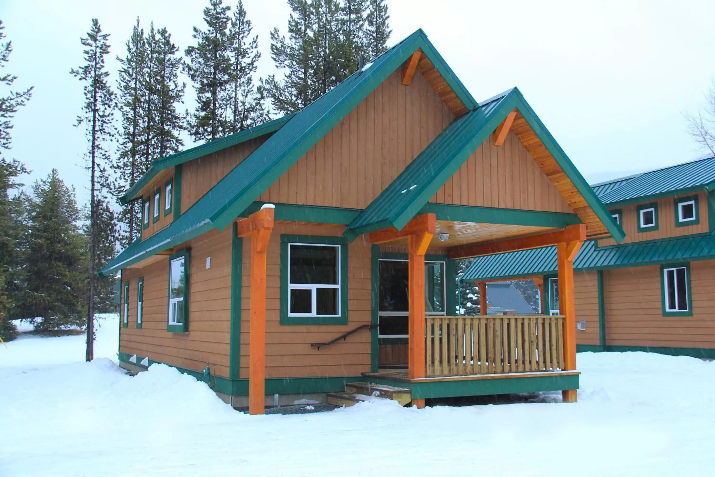 Property building, Winter in Manning Park Resort